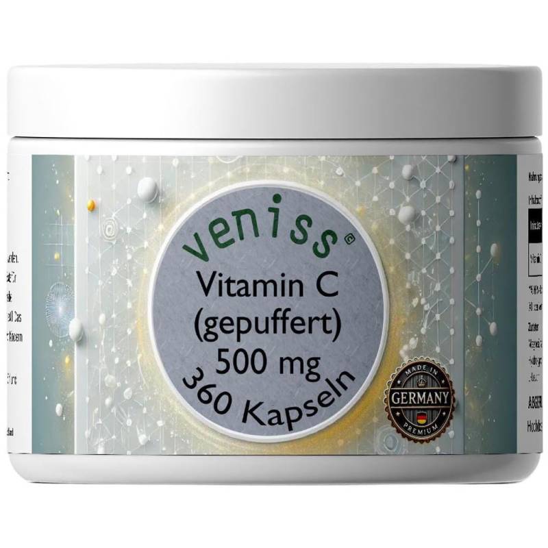 Premium Gepuffertes Vitamin C | Hochdosiert, Magenfreundliches | Magnesiumascorbat, Hohe Bioverfügbarkeit | 360 Kapseln von Etsy - Flokivalhalla