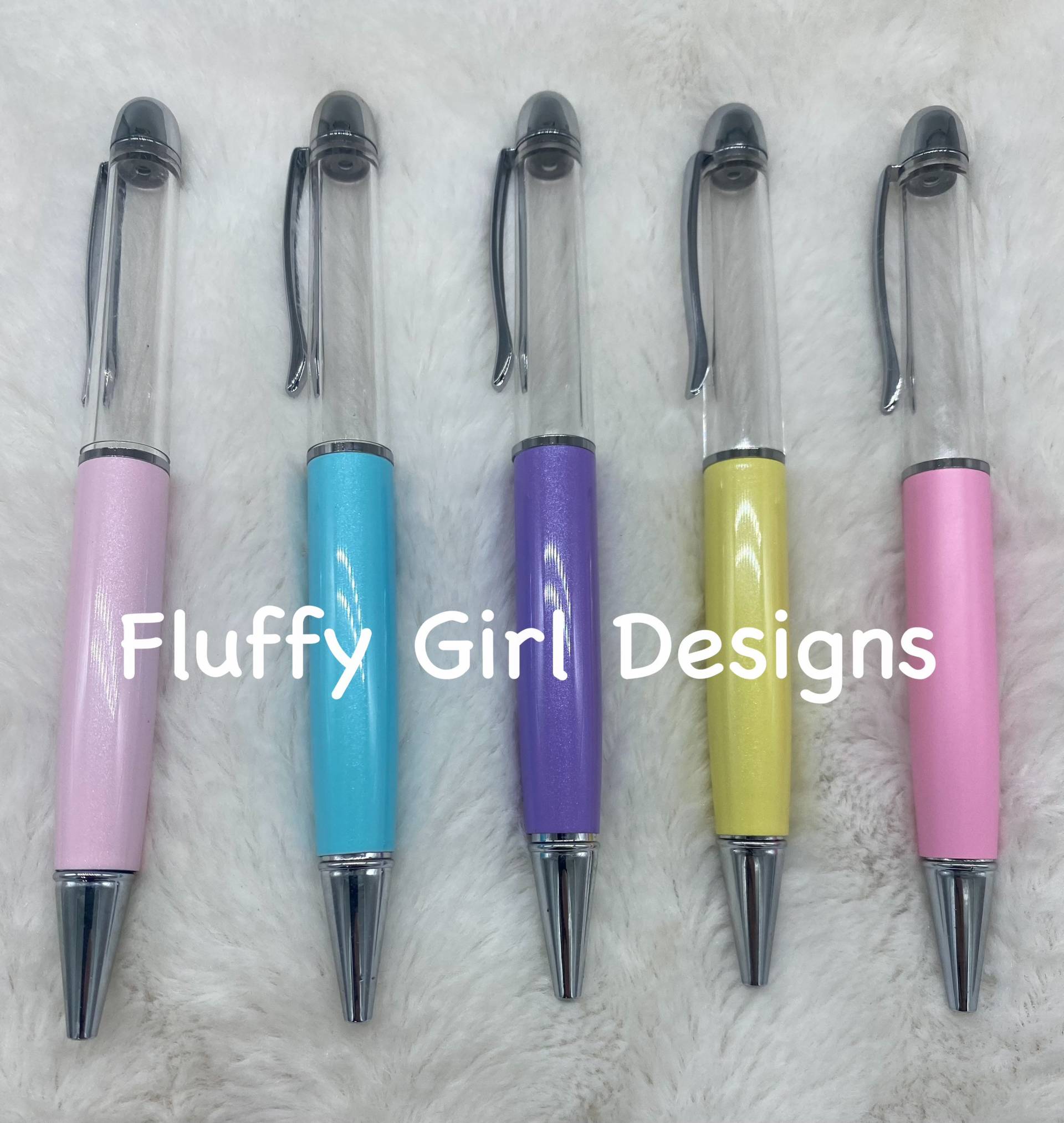 Floating Pen, Fat Diy Stifte, Chubby Bastelstift, Glitter, Glitzerstifte, Großer Laufstift, Glitzerstift, Leerer Stift, Bastelstifte von Etsy - FluffyGirlDesigns