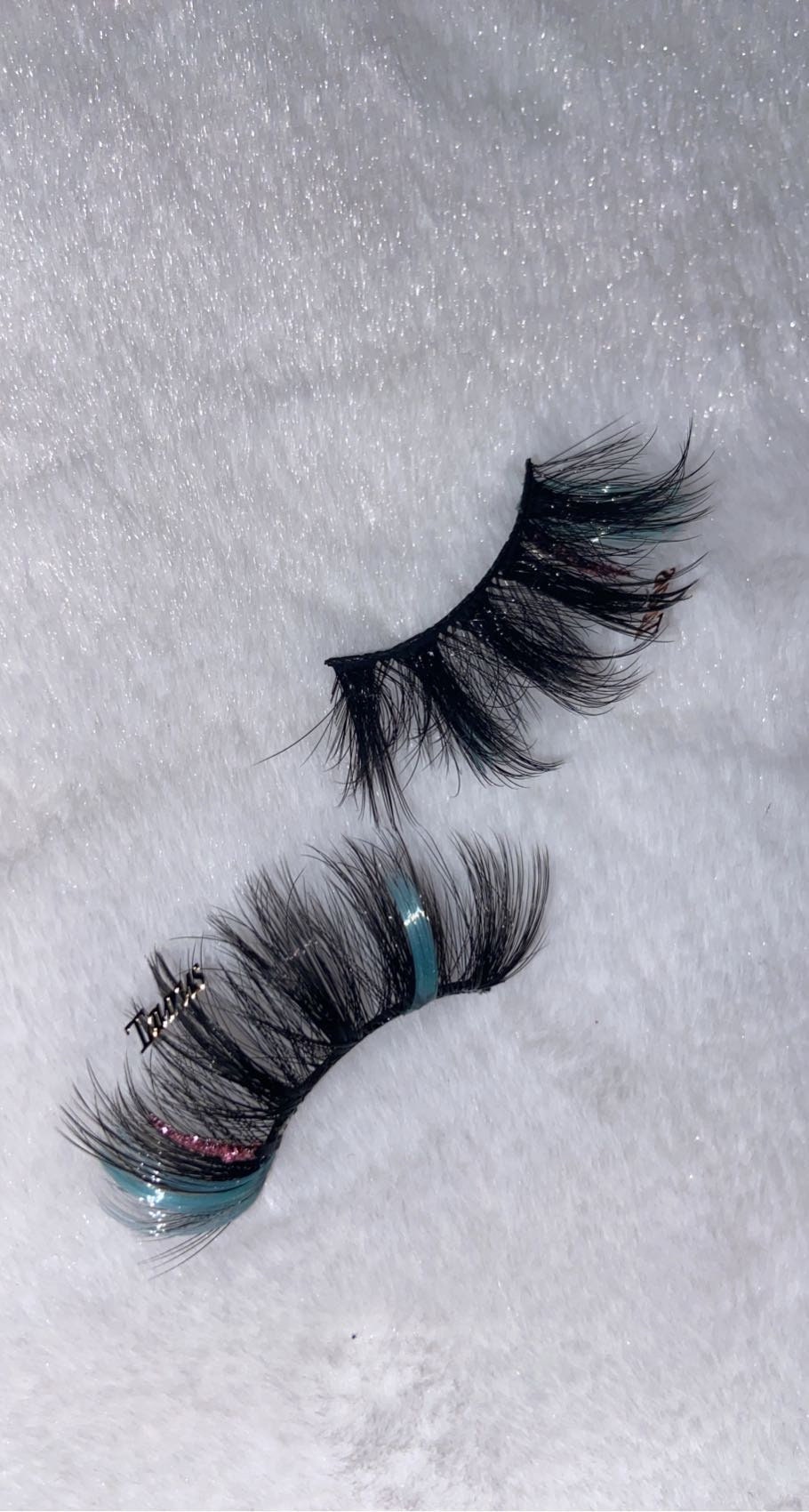 Anpassbare Streifen-Wimpern von Etsy - FlutterYouLashes