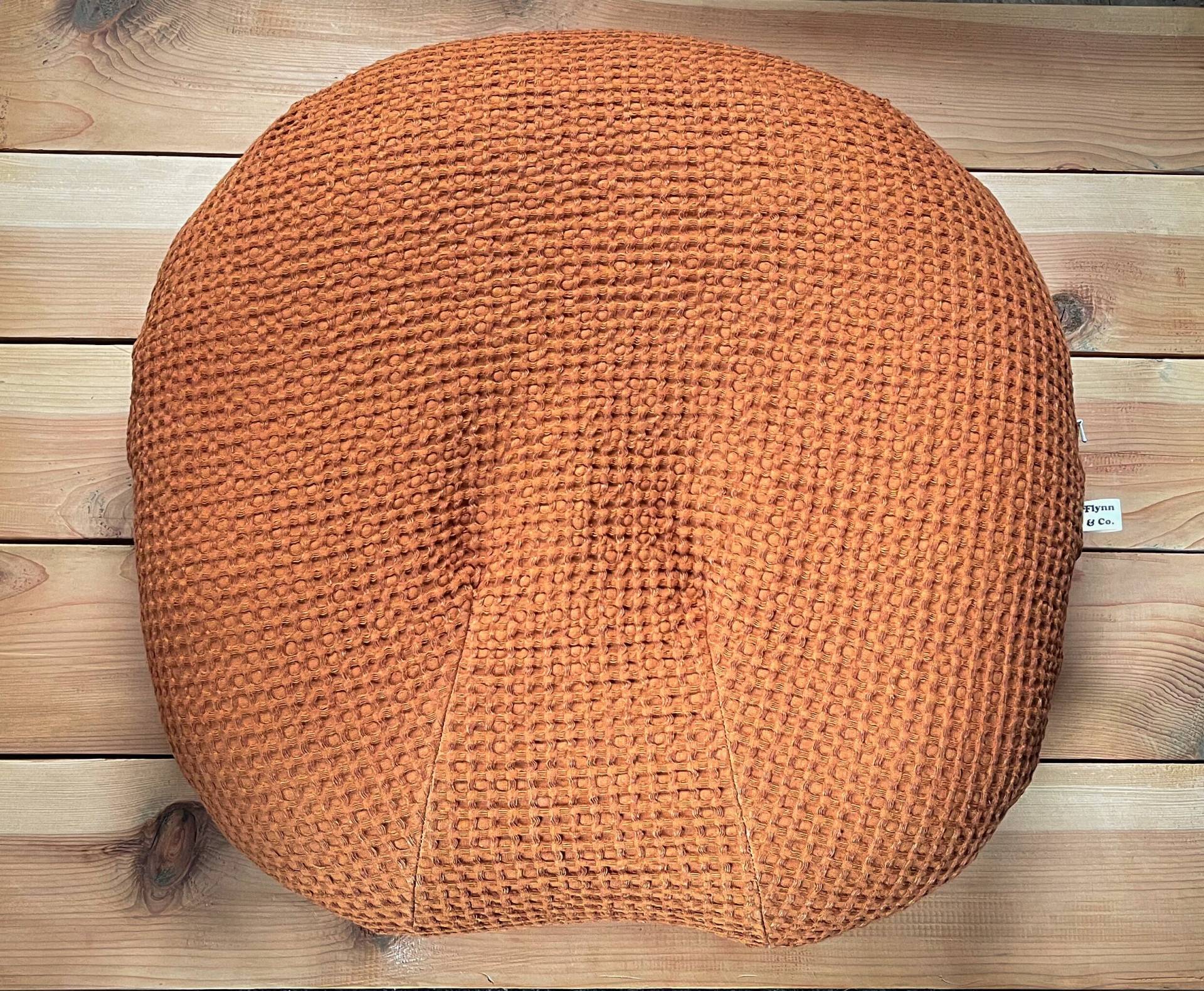 Baby Liege Bezug Rost Waffel Leinen, Leinen Kissenbezug, Orange Kissenbezug von Etsy - FlynnAndCompany