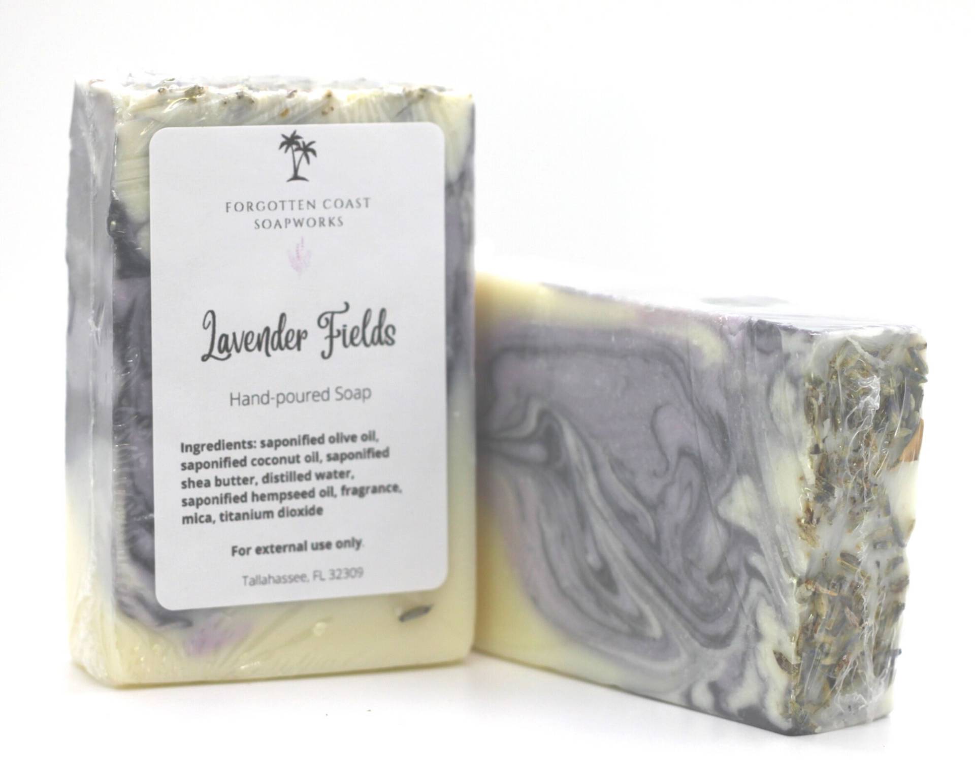 Lavendelfelder - Natürliche Vegane Hanföl Seife Forgotten Coast Soapwork von Etsy - ForgottenCoastSoap