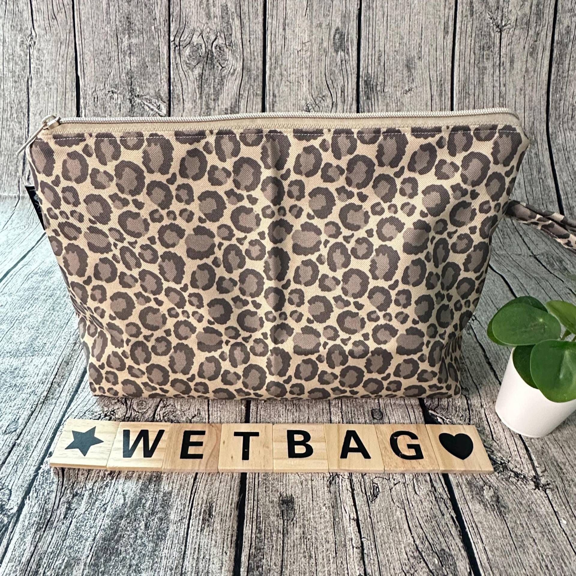 Wetbag Nasstasche Waschtasche Wechseltasche Wickeltasche Wechselkleidung Badetasche Schwimmtasche Kindergartenkind Kita Namensfeld Getigert von Etsy - FoxFrogShop