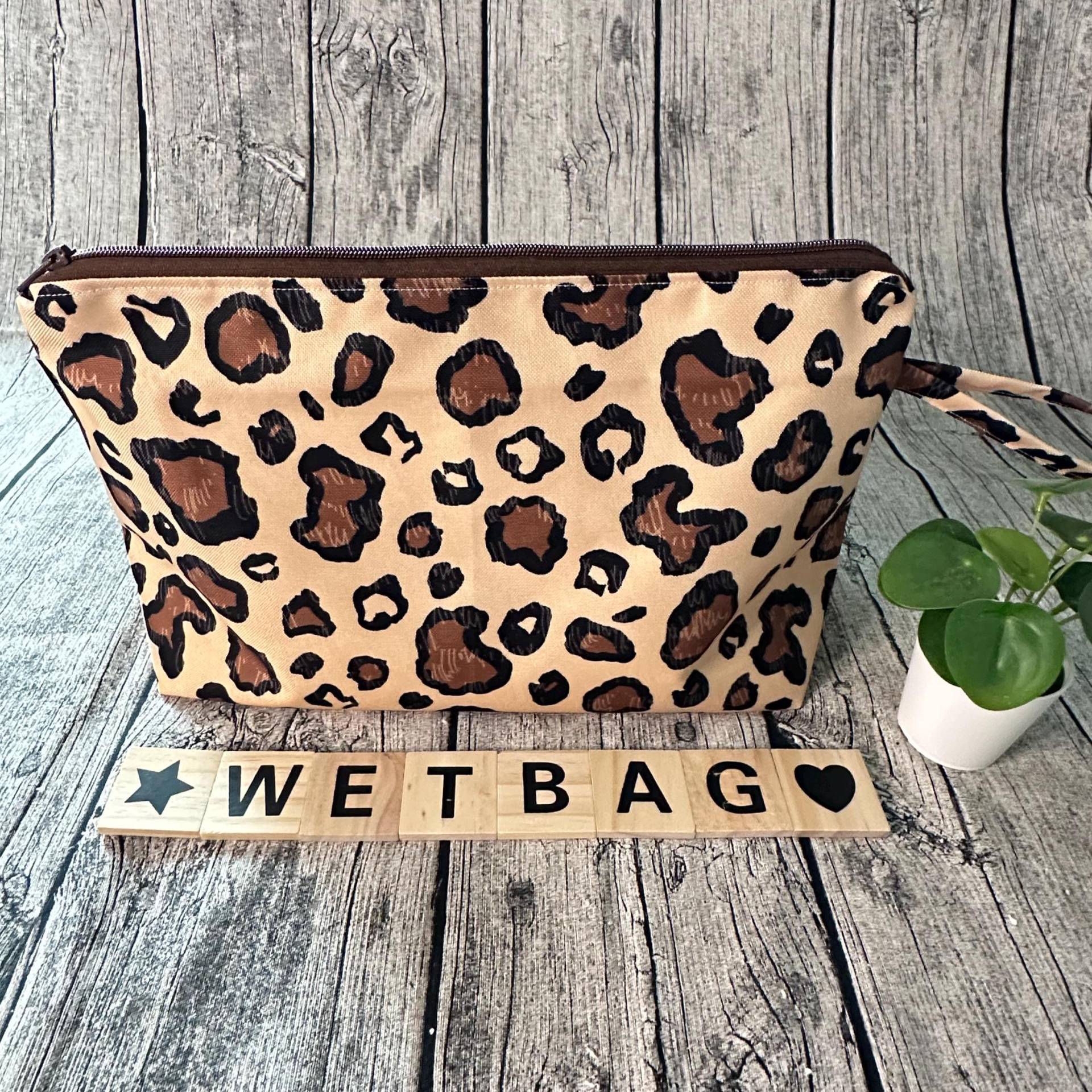 Wetbag Nasstasche Waschtasche Wechseltasche Wickeltasche Wechselkleidung Badetasche Schwimmtasche Kindergartenkind Kita Namensfeld Getigert von Etsy - FoxFrogShop