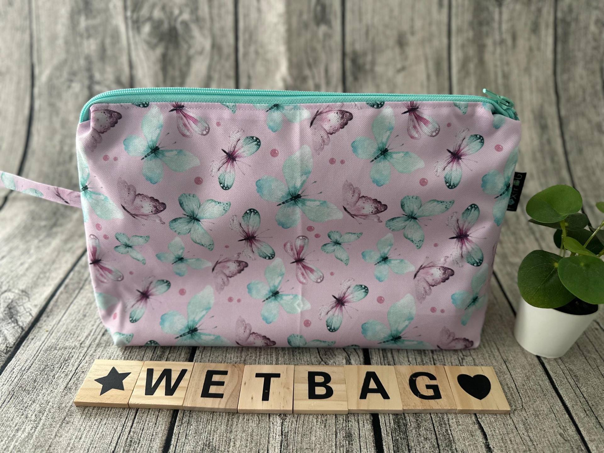 Wetbag Nasstasche Waschtasche Wechseltasche Wickeltasche Wechselkleidung Badetasche Schwimmtasche Kindergartenkind Kita Namensfeld von Etsy - FoxFrogShop