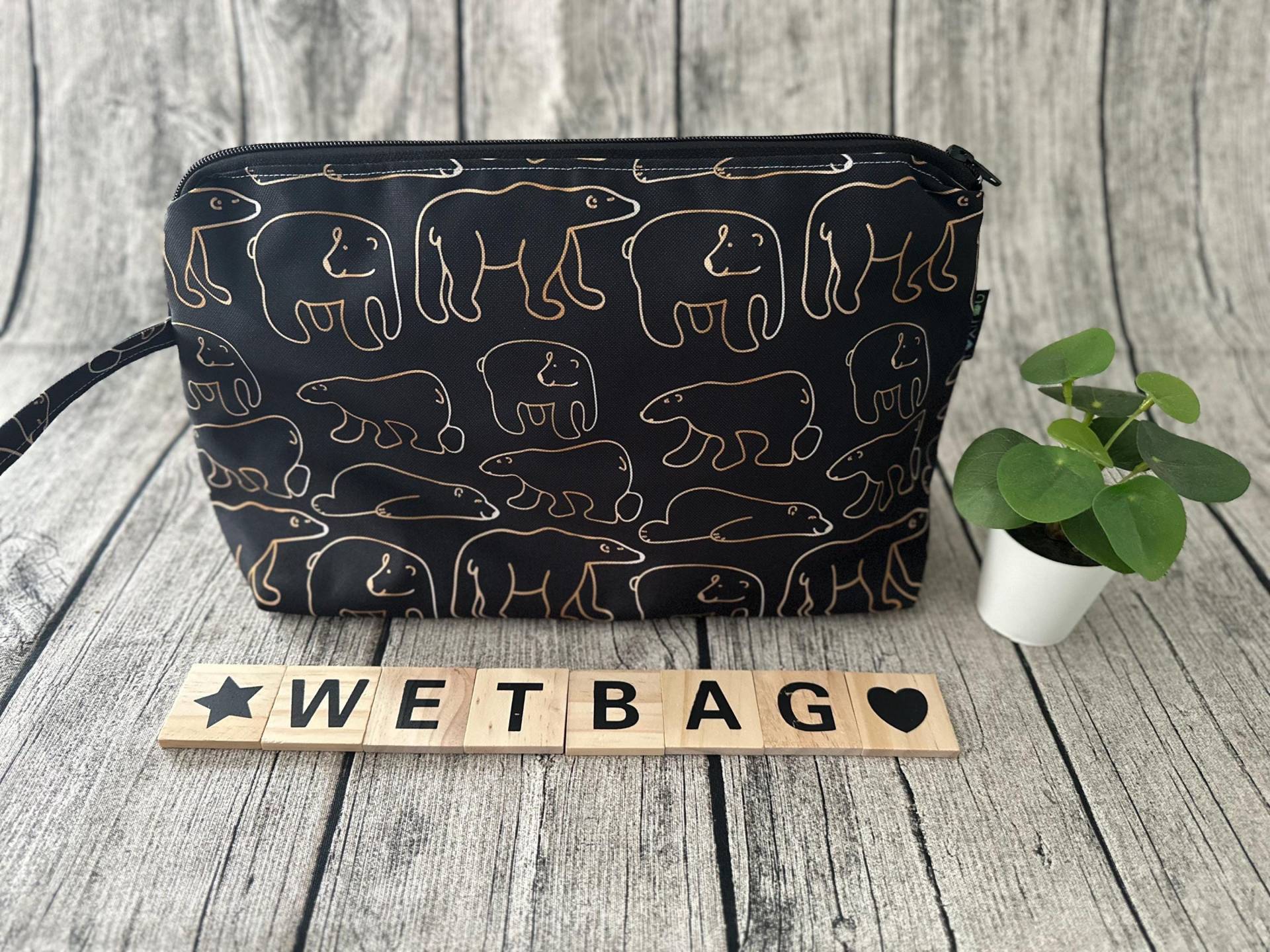 Wetbag Nasstasche Waschtasche Wechseltasche Wickeltasche Wechselkleidung Badetasche Schwimmtasche Kindergartenkind Kita Namensfeld von Etsy - FoxFrogShop