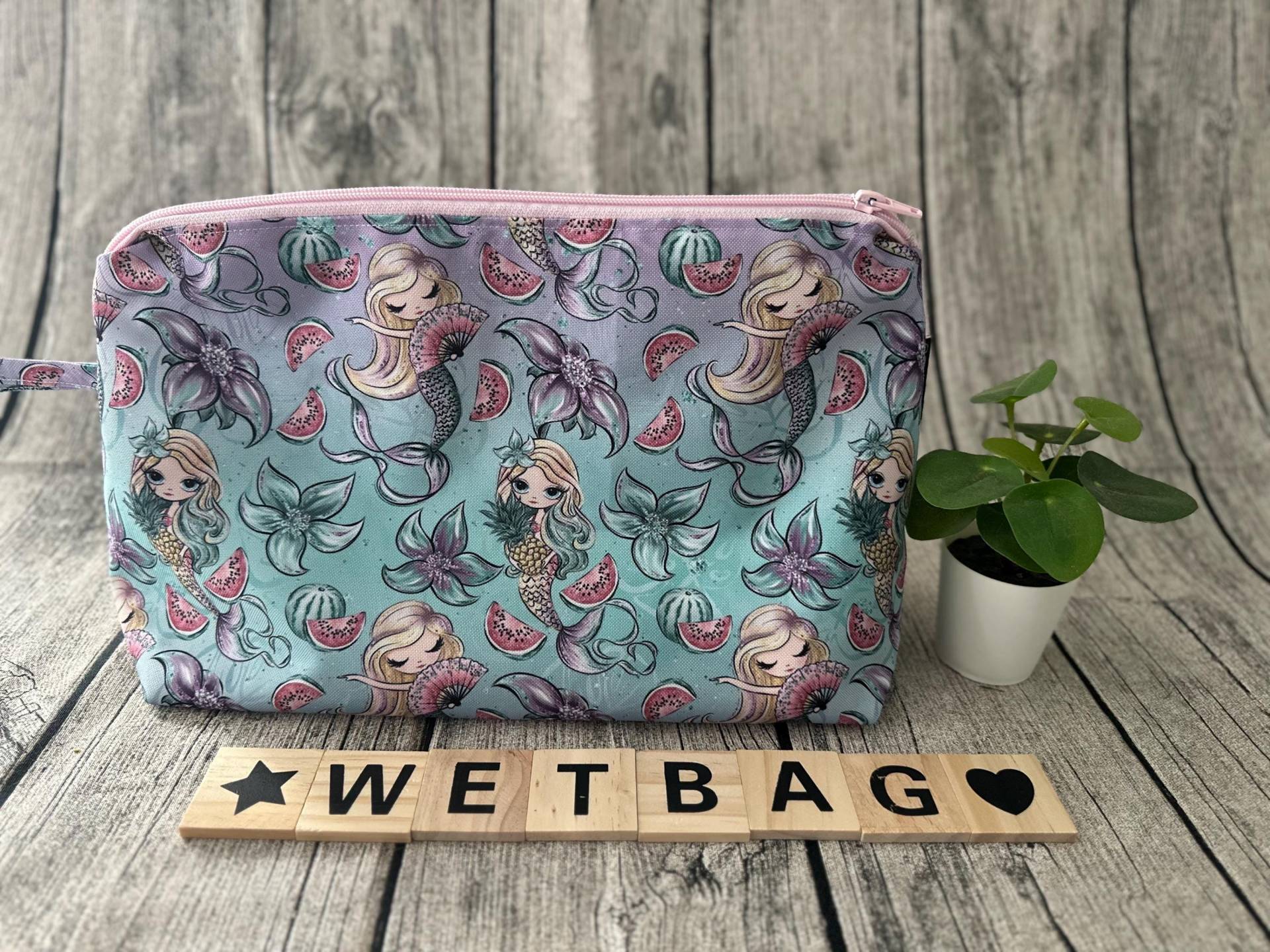 Wetbag Nasstasche Wasserabweisend Pflegeleicht Wickeltasche Wechselkleidung Geruchsdicht Kindergartenkind Kita Namensfeld Badetasche von Etsy - FoxFrogShop