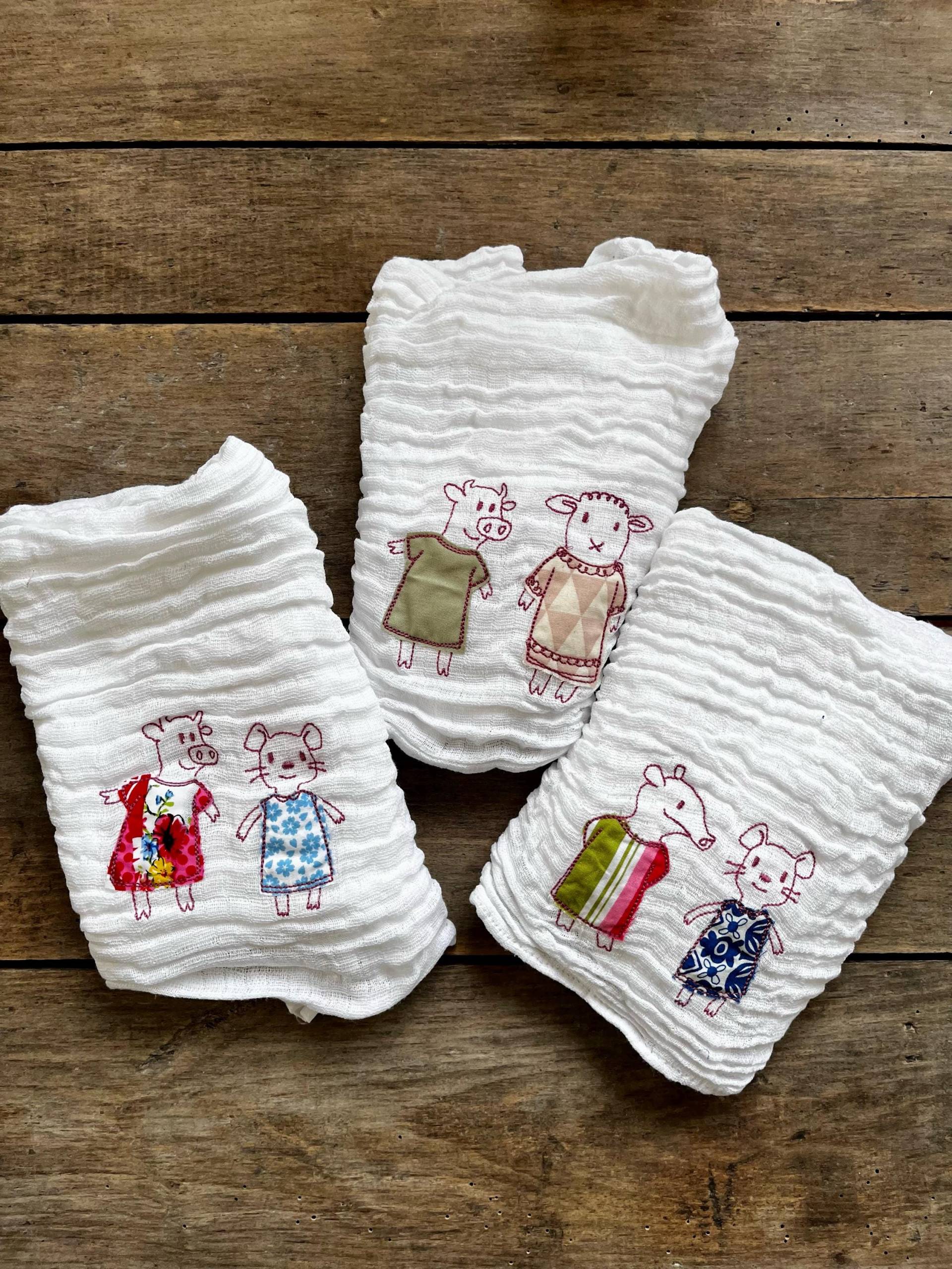 Spucktücher 3Er Set | Geschenk Zur Geburt Taufe Babyparty von Etsy - FraeuleinCorleone