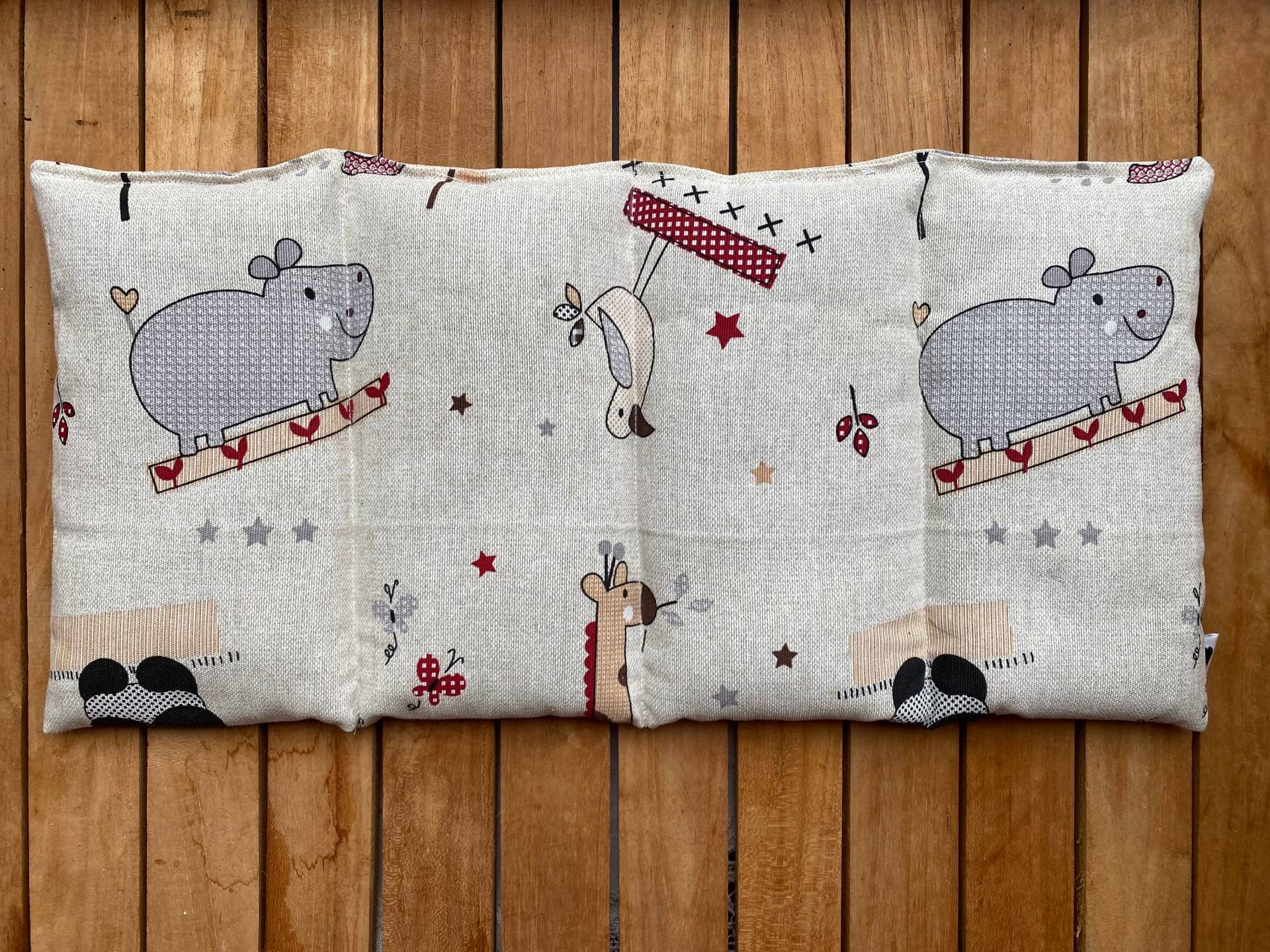 Wärmekissen Rapskissen Gr M Körnerkissen Beige Kindermotiv Tiere von Etsy - FraeuleinMina