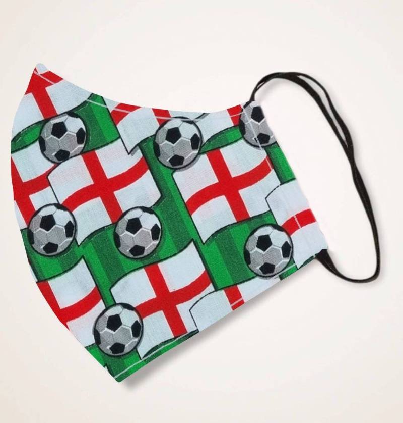 3 Lagen, Fußball Gesichtsmaske, Filtertasche, Verstellbare Träger, Baumwollmaske, Wiederverwendbare Maske, Waschbare Wm Damen Euro von Etsy - FrancescaWhyteUk