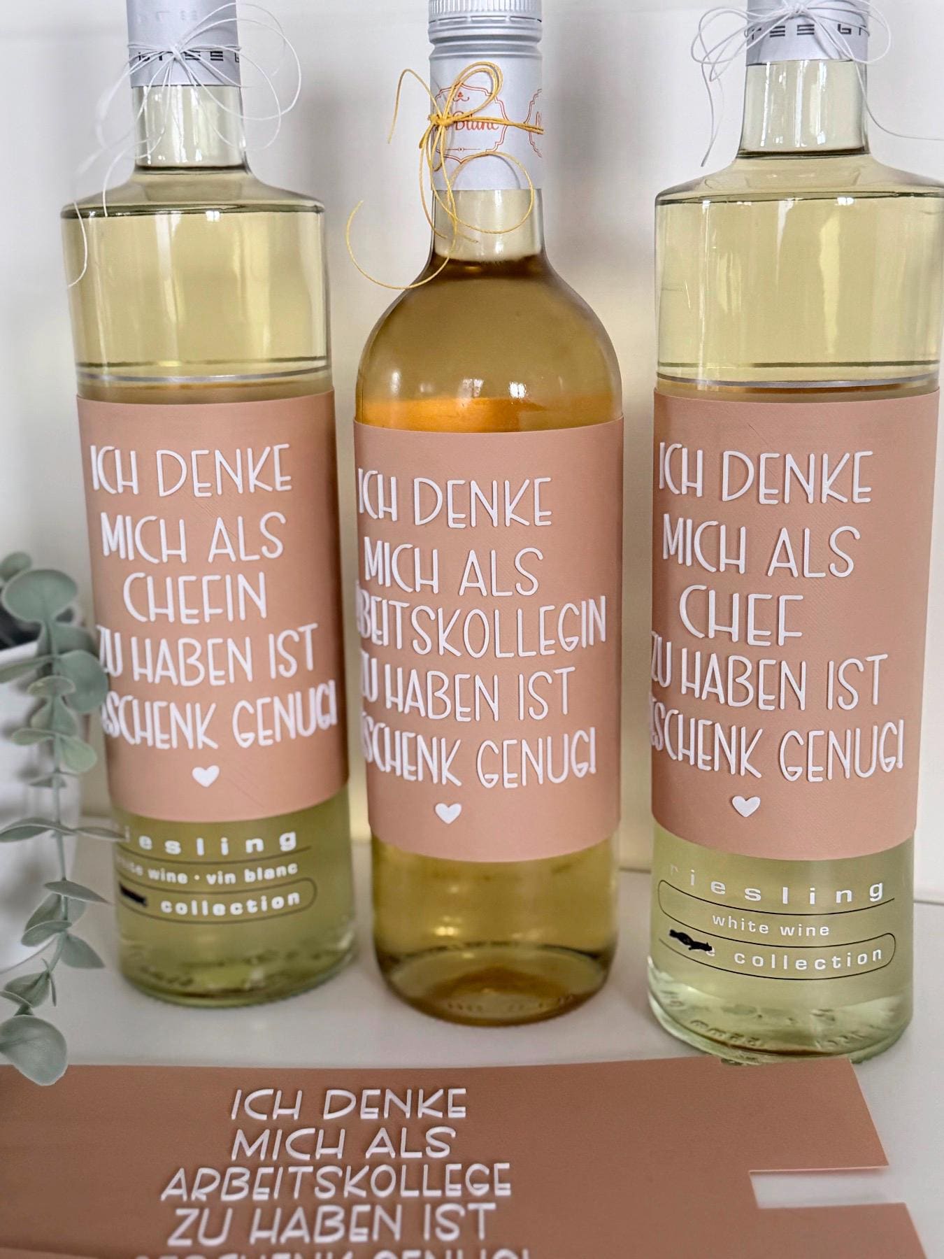 Banderolen Für Weinflaschen | Arbeit Banderolen Für Weinflaschen | Arbeit von Etsy - FrauSahne