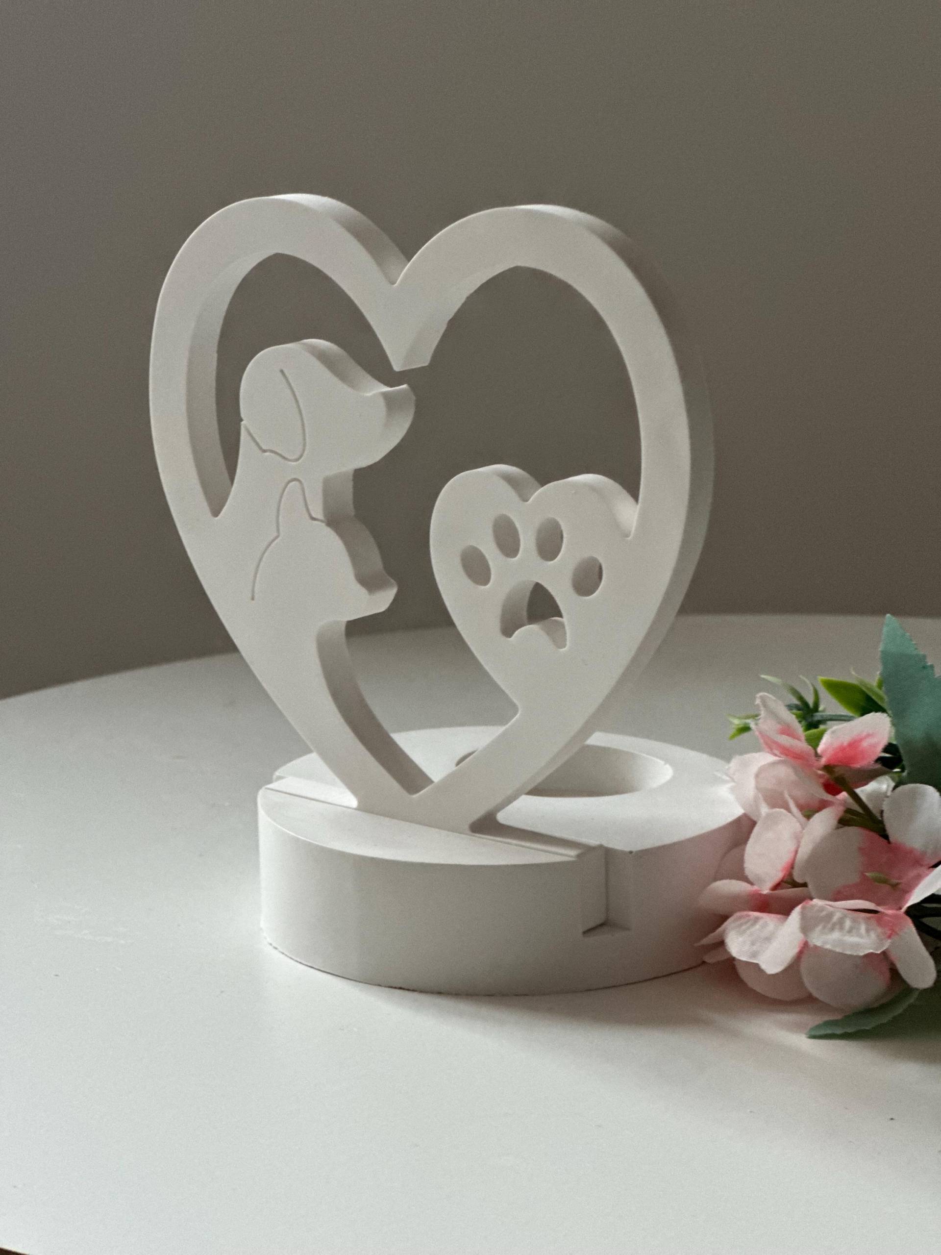 Teelichthalter Tierliebe Hund Katze Teelichthalter Tierliebe Hund Katze von Etsy - FrauSahne