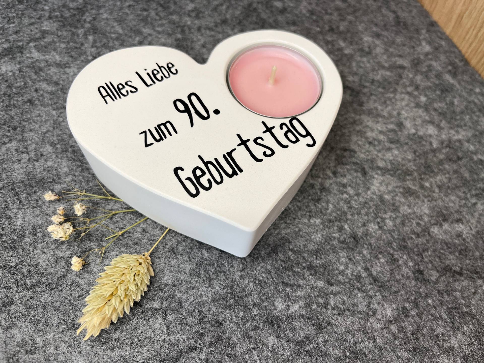 Teelichthalter/Geburtstagsgeschenk Geschenk Zb. Für Oma Zum Geburtstag Runder von Etsy - FreudenzeitVonLina