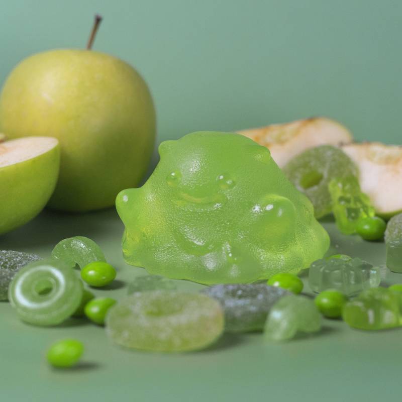 Grüne Schleim Monster Jelly Seife | Süßigkeit-Duft Grüner Apfel Vegan Nettes Geschenk Für Sie Spa Mädchen Niedliche Halloween von Etsy - FrolicCreations