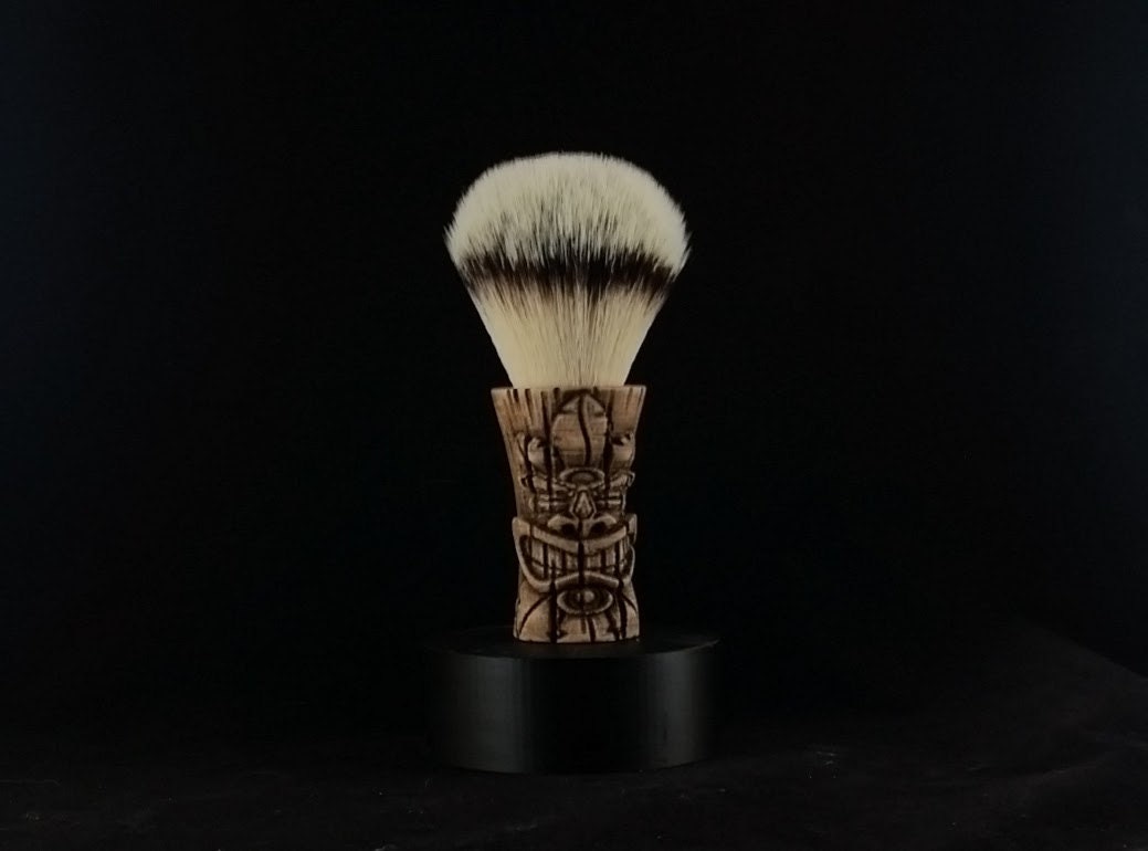 Tiki Rasieren Pinsel Griff Tiki Rasieren Pinsel Griff von Etsy - FrugalShave