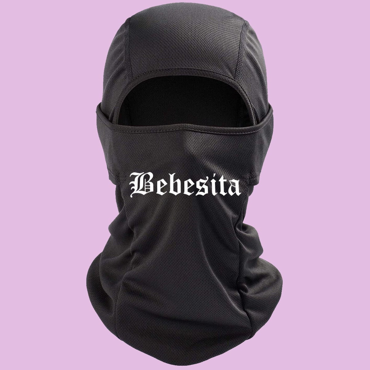 Bad Bunny Bedruckte Balaclava Ski Maske Shiesty Gesichtsmaske , Hellrosa Un Verano Bebesota One Size von Etsy - GCBalaclavas