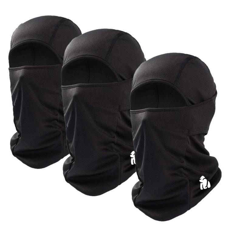 Gcbalaclava Signature 3-Pack Gorilla Dri Fit Balaclava Skimaske Gesichtsmaske Schwarz Halloween Deal von Etsy - GCBalaclavas