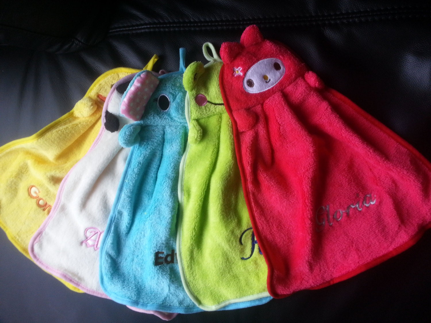 Personalisierte Bestickte Schmusetuch/Cartoon Handtuch Personalisierte Bestickte Schmusetuch/Cartoon Handtuch von Etsy - GGcreatory