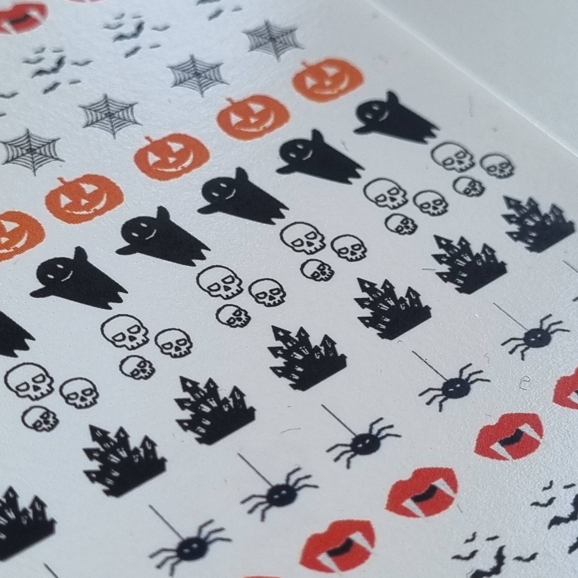 Gk Nägel | Halloween Nagel Aufkleber Nailart Aufkleber Diy von Etsy - GKNails