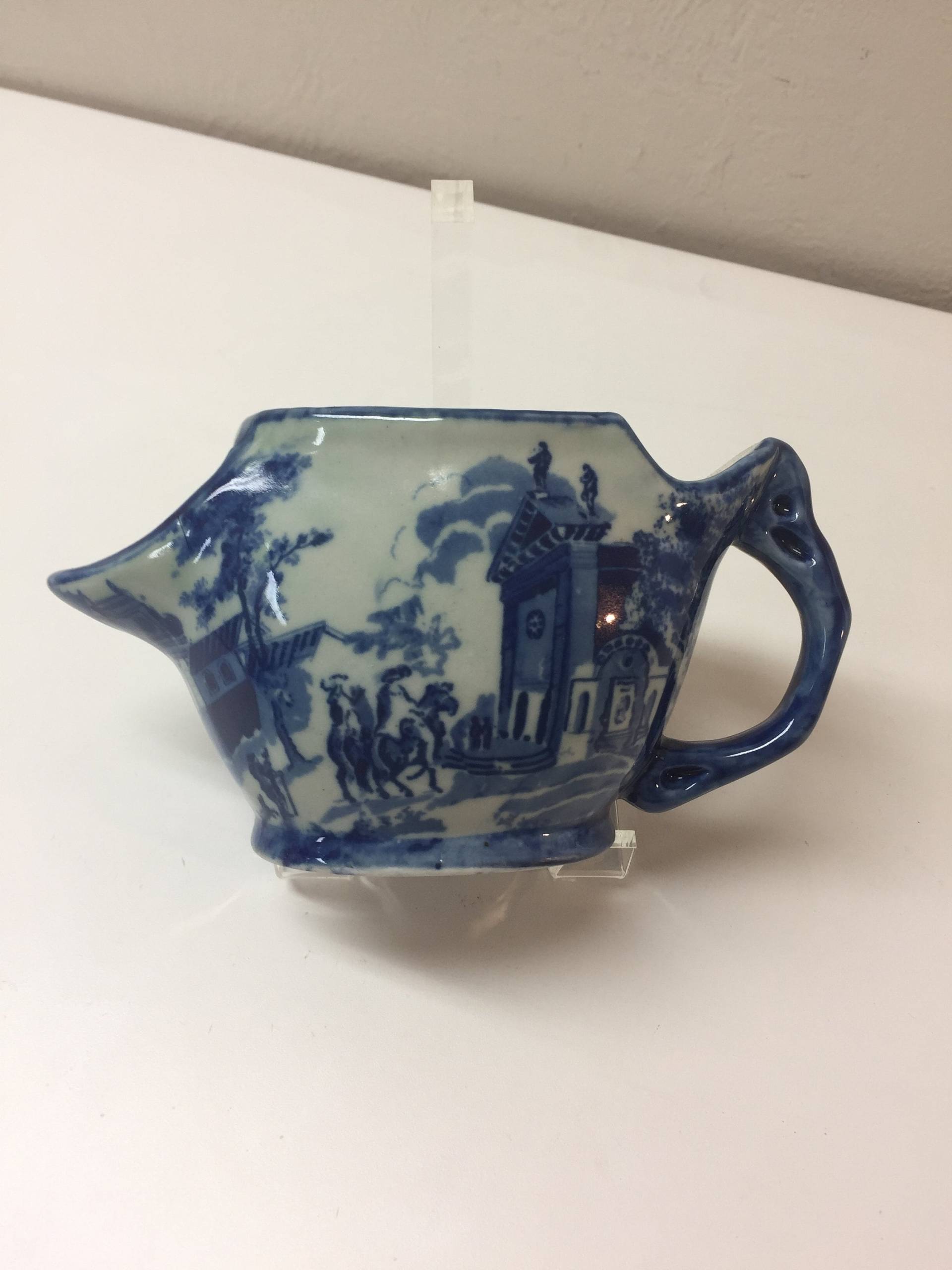 Vintage Rasur Tasse, Royal Arms Mark, Flow Blue von Etsy - GailsVintageKitchen