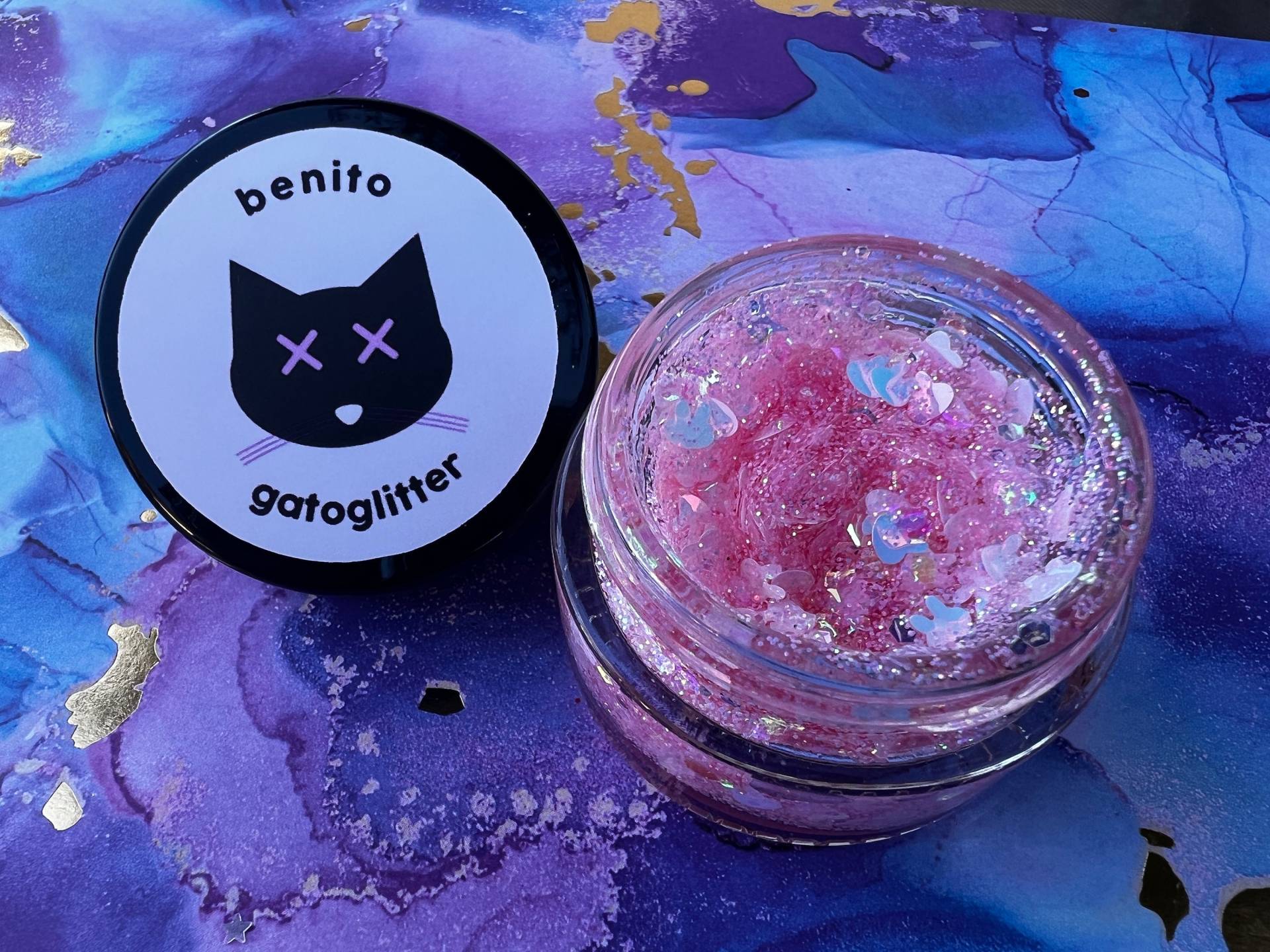 Benito | Bad Bunny Pink - Glitzer Gel von Etsy - GatoGlitter