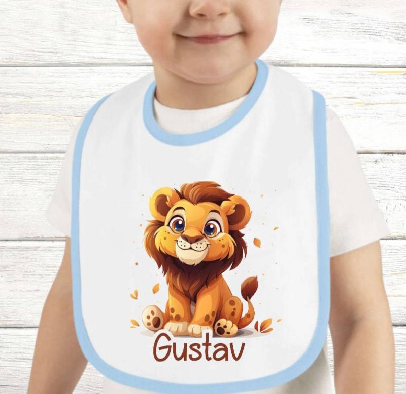 Baby Lätzchen Personalisiert Löwe Pferd Mit Name Junge Sabberlatz Latz Geschenk Geburt Taufe von Etsy - Geschenkelaedchen