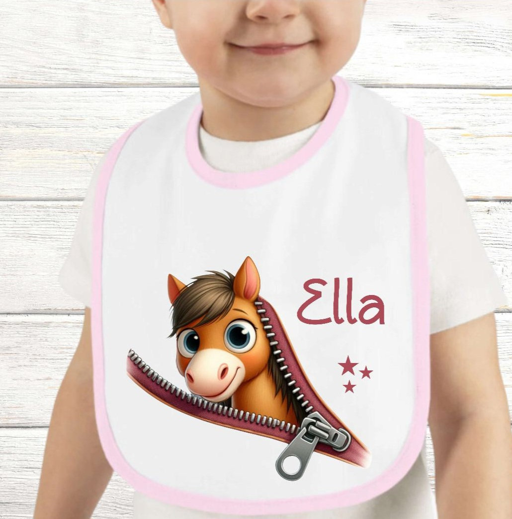 Baby Lätzchen Personalisiert Pferd Mit Name Mädchen Sabberlatz Latz Geschenk Geburt Taufe von Etsy - Geschenkelaedchen