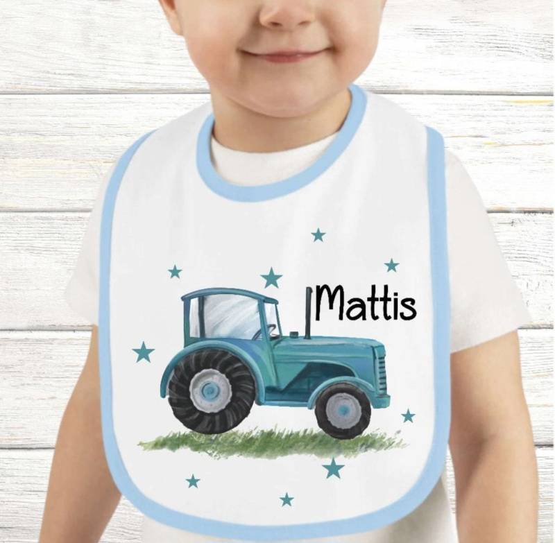 Baby Lätzchen Personalisiert Traktor Mit Name Sabberlatz Latz Geschenk Geburt Taufe von Etsy - Geschenkelaedchen