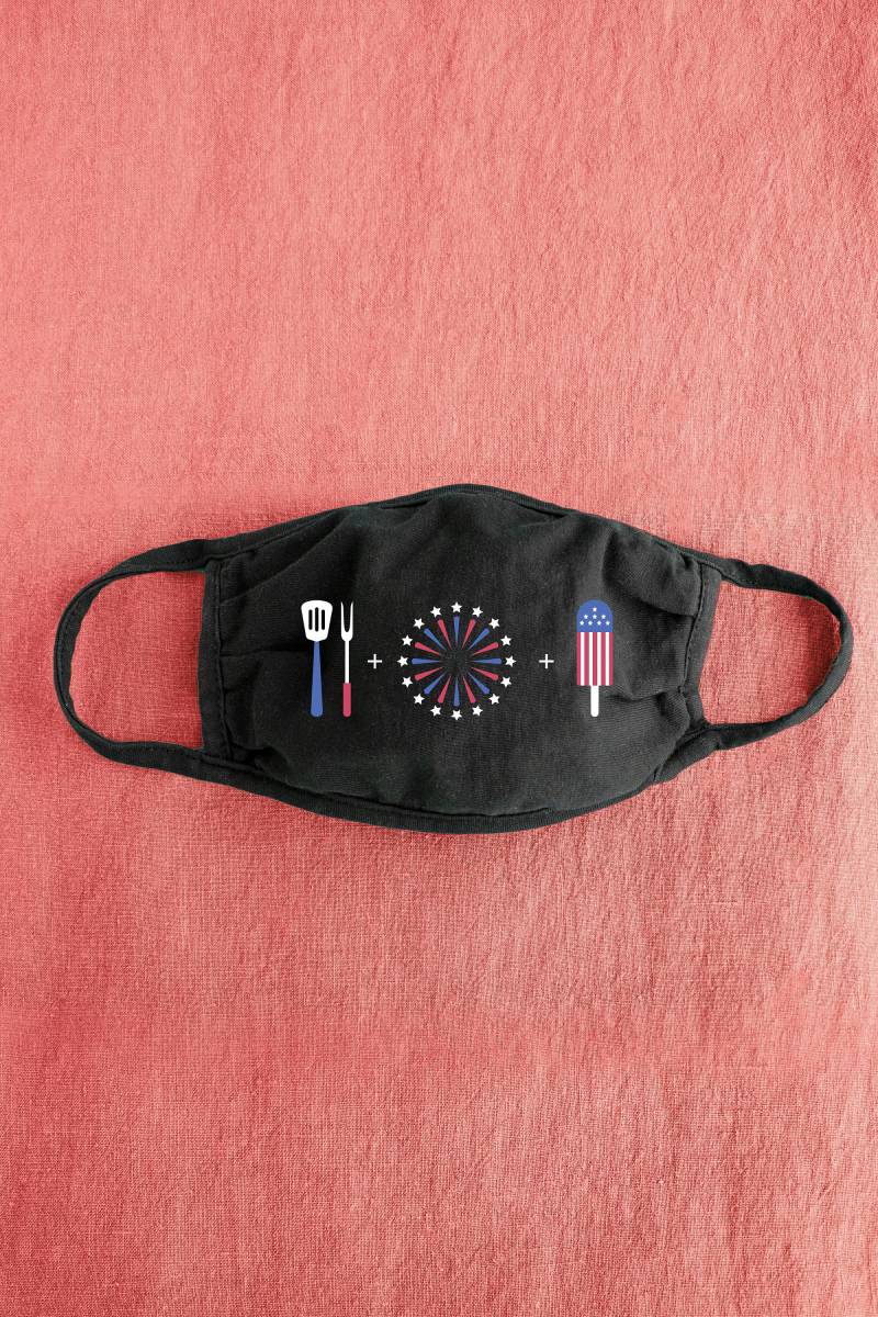 Grill + Feuerwerk Stiel | 4. Juli Baumwolle Maske Wiederverwendbare Gesichtsmaske Staubschutz Krankenhausmaske Für Erwachsene von Etsy - Giftgowns