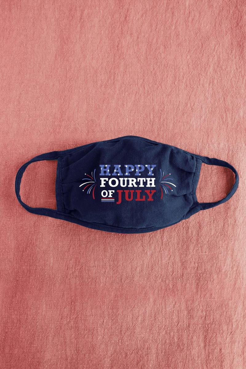 Happy Fourth Of Juli | 4. Baumwolle Maske Wiederverwendbare Gesichtsmaske Staubschutz Krankenhausmaske Für Erwachsene von Etsy - Giftgowns