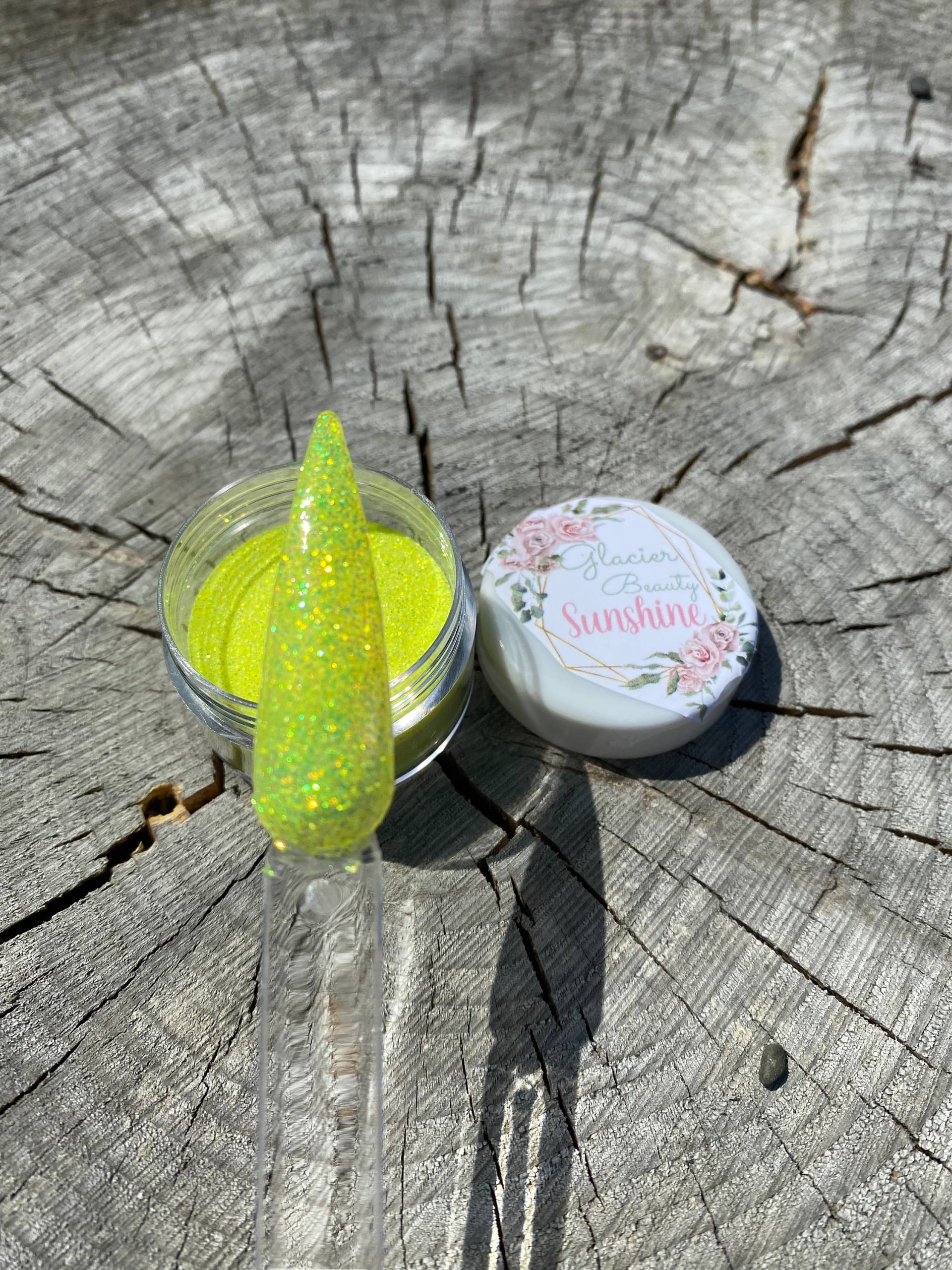 Sunshine Dip Powder/Dip Nails/Dip Powder/Nail/Mani/Acrylic Nails von Etsy - GlacierBeautyNail