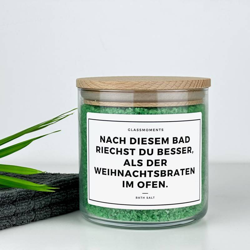 Badesalz Behälter Mit Lustigem Spruch | Glas, Holzdeckel Lustiges Geschenk Weihnachten Bruder Schwester Freund Beste Freundin Mutter Frau von Etsy - GlassMomentsDE