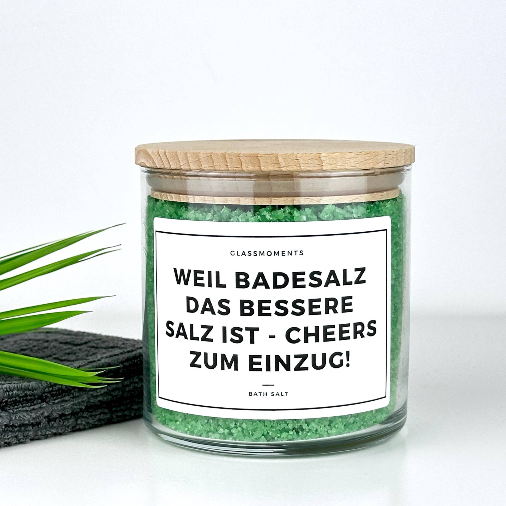 Badesalz Behälter Mit Lustigem Spruch | Glas, Holzdeckel Lustiges Geschenk Zum Einzug Umzug Wohnung Einweihung Mitbringsel Salz Deko Bad von Etsy - GlassMomentsDE