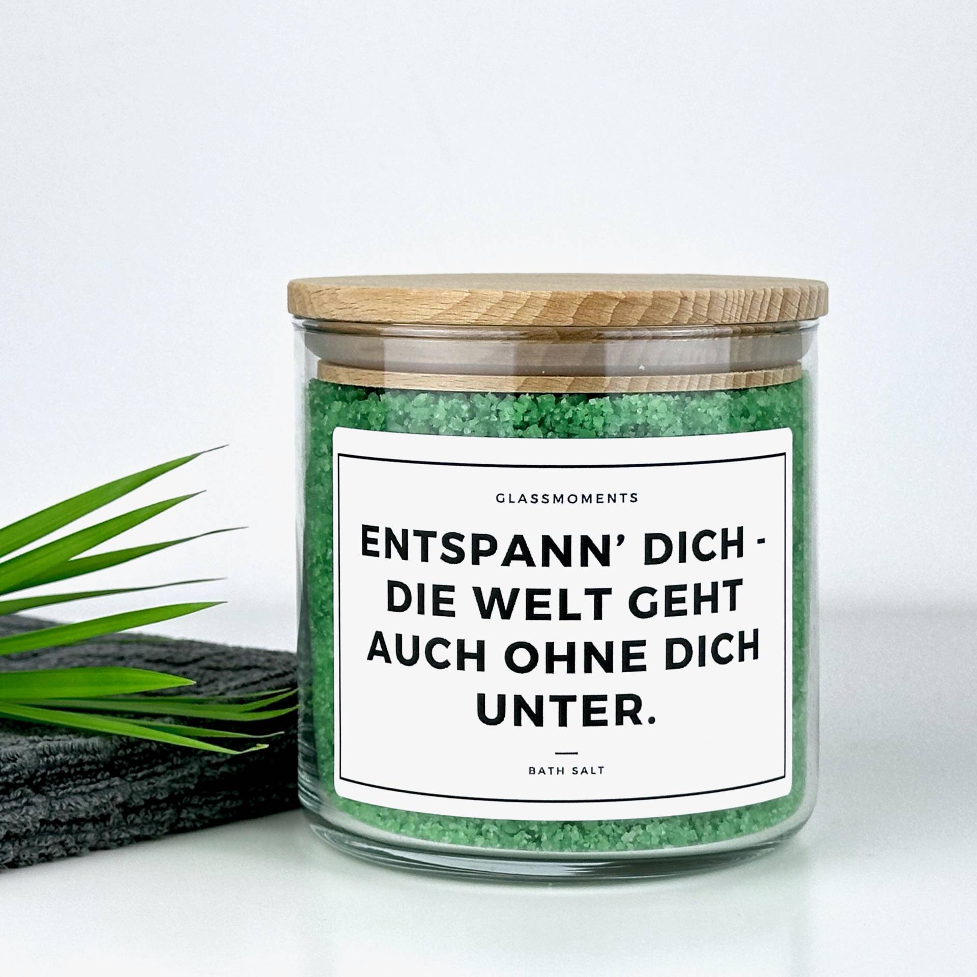 Badesalz Behälter Mit Lustigem Spruch | Glas Holzdeckel Lustiges Geschenk Frau Freund Beste Freundin Stress Partnerin Entspannung Deko Bad von Etsy - GlassMomentsDE