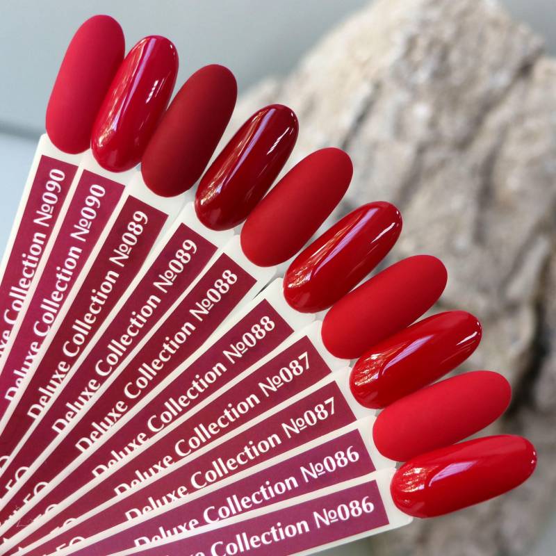 Komilfo Rot Gel Polish Koralle Nagellack Kirsche Varnish 8Ml Valentinstag Nail Art Maniküre von Etsy - Glifada