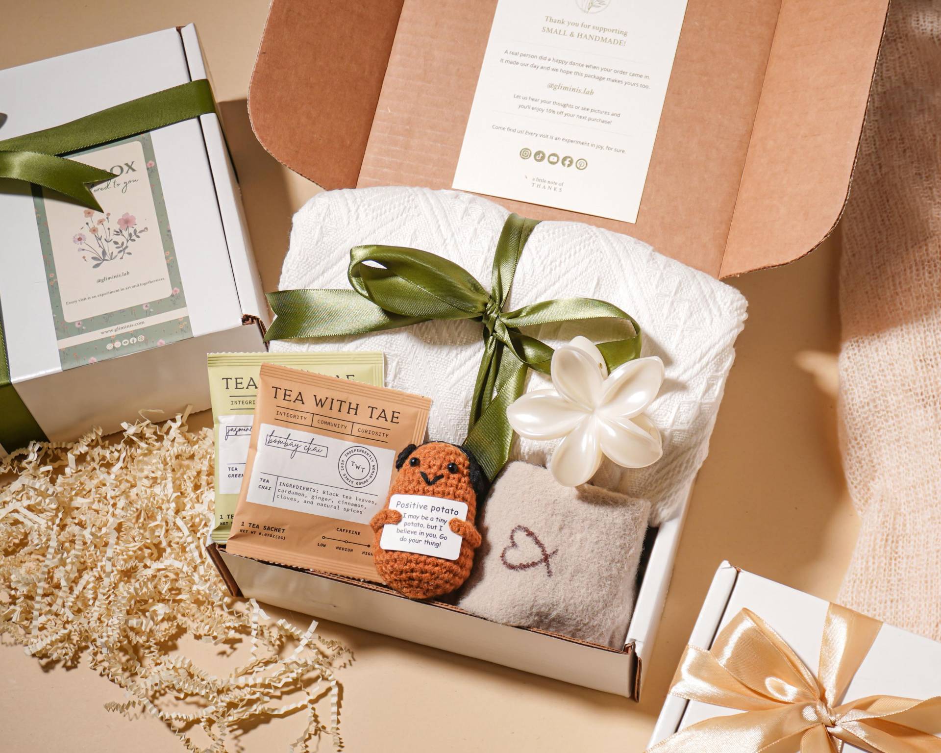 Gemütliches Geschenkset Self-Care-Paket Entspannungsbox Homebody Geschenk Krankenhaus Patienten Fuzzy Sock Teebeutel Wellness Nach Der Op Komfort von Etsy - GliminisLab