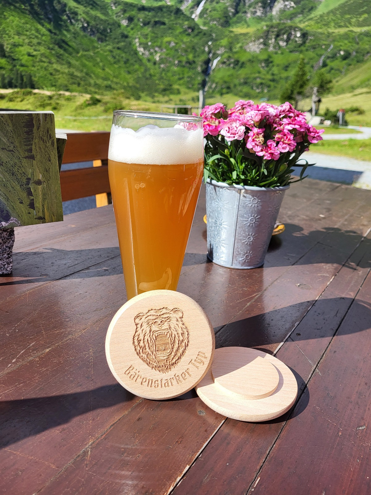 Bierglasdeckel Untersetzer Bär Für Weizen-Glas, Wein-Glas, Limo-Glas Mit Einem Durchmesser Von 10 cm von Etsy - GlubbalDE