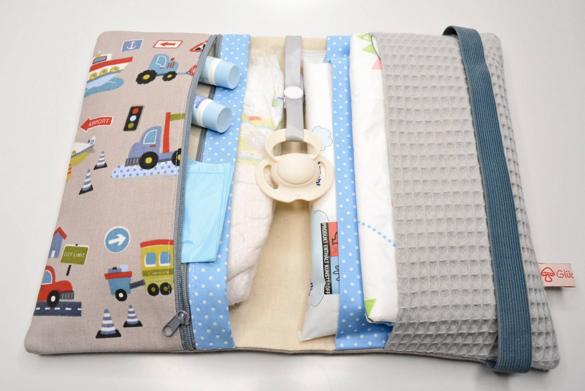 Windeltasche Mit Wickelunterlage | Organizer Für Windeln & Feuchttücher Handmade Geschenk Geburt Windeltasche Mit Wickelunterlage | Organizer Für Windeln & Feuchttücher Handmade Geschenk Geburt von Etsy - Glueckspilzig