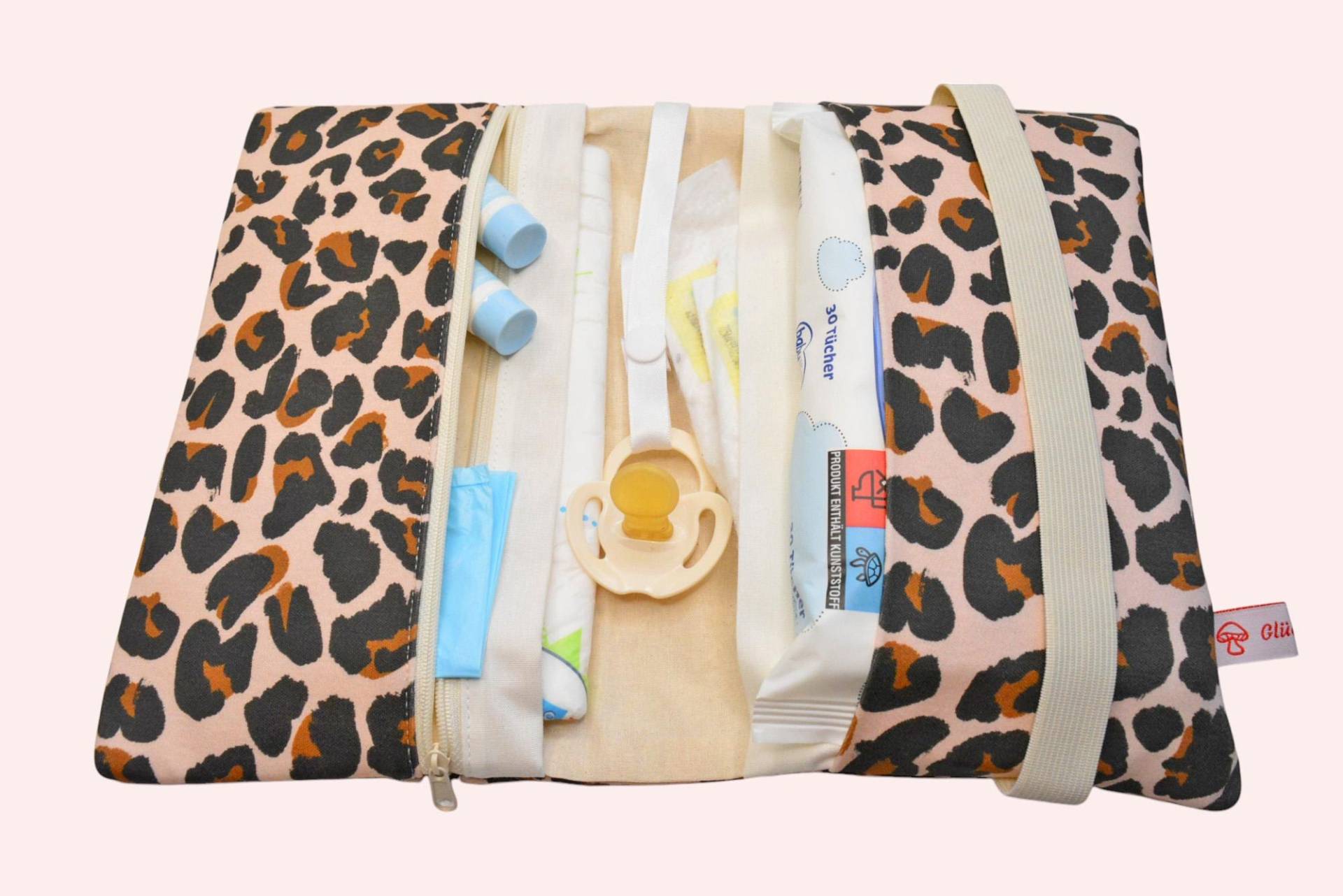 Windeltasche Wickeltasche Leo Leopardenmuster Windeltasche Wickeltasche Leo Leopardenmuster von Etsy - Glueckspilzig