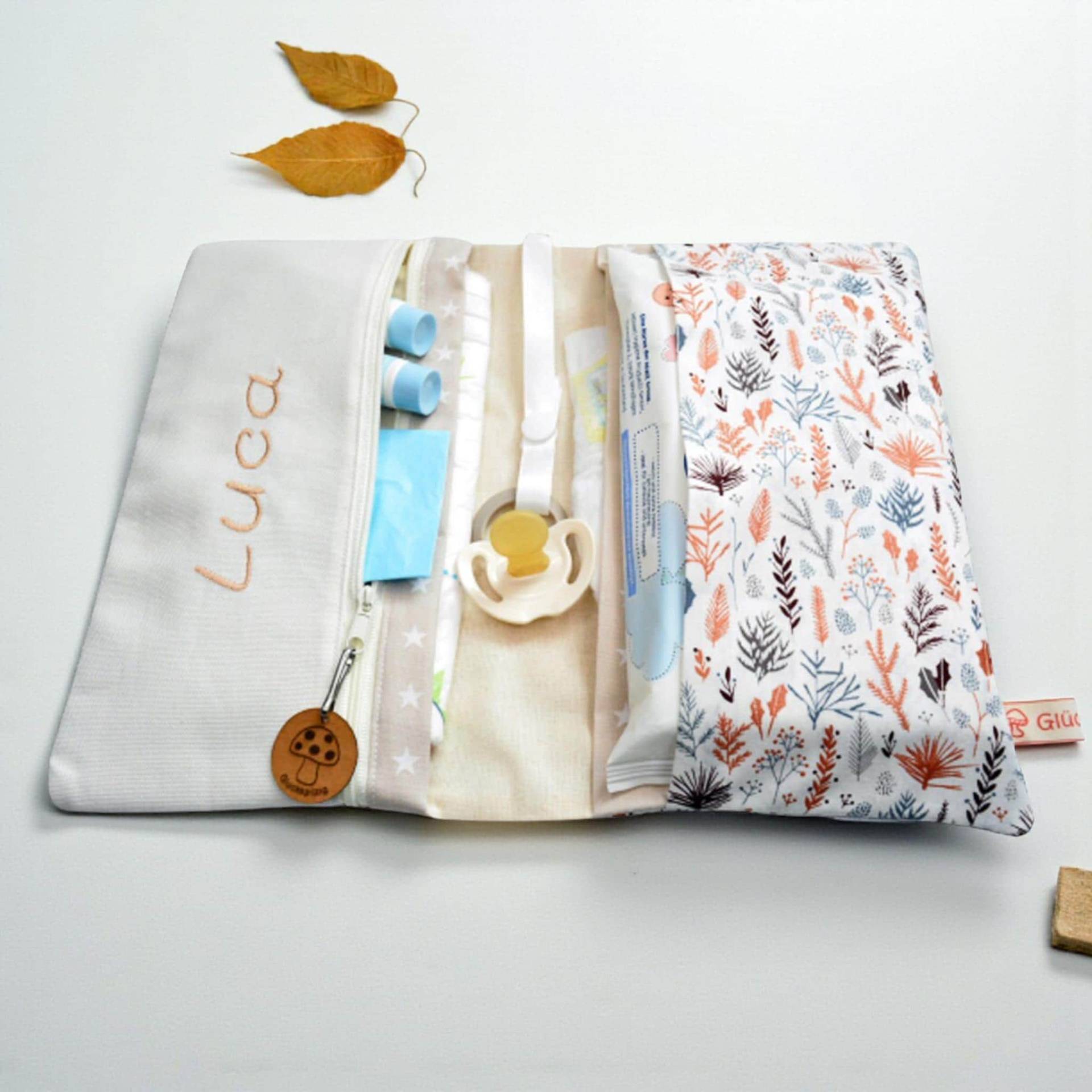 Windeltasche Wickelunterlage Mit Namen Windeltasche Wickelunterlage Mit Namen von Etsy - Glueckspilzig