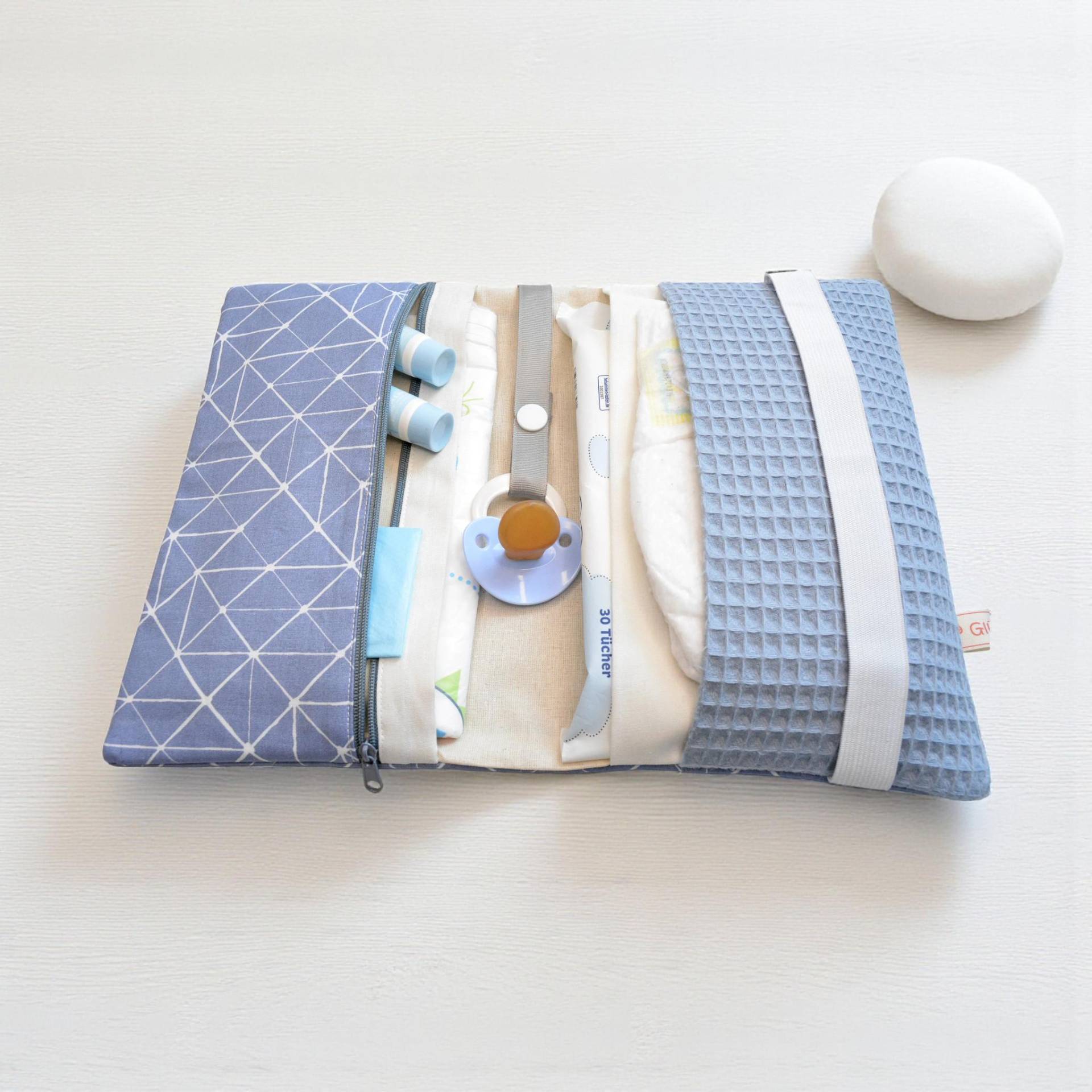 Windeltasche Wickelunterlage Windeltasche Wickelunterlage von Etsy - Glueckspilzig