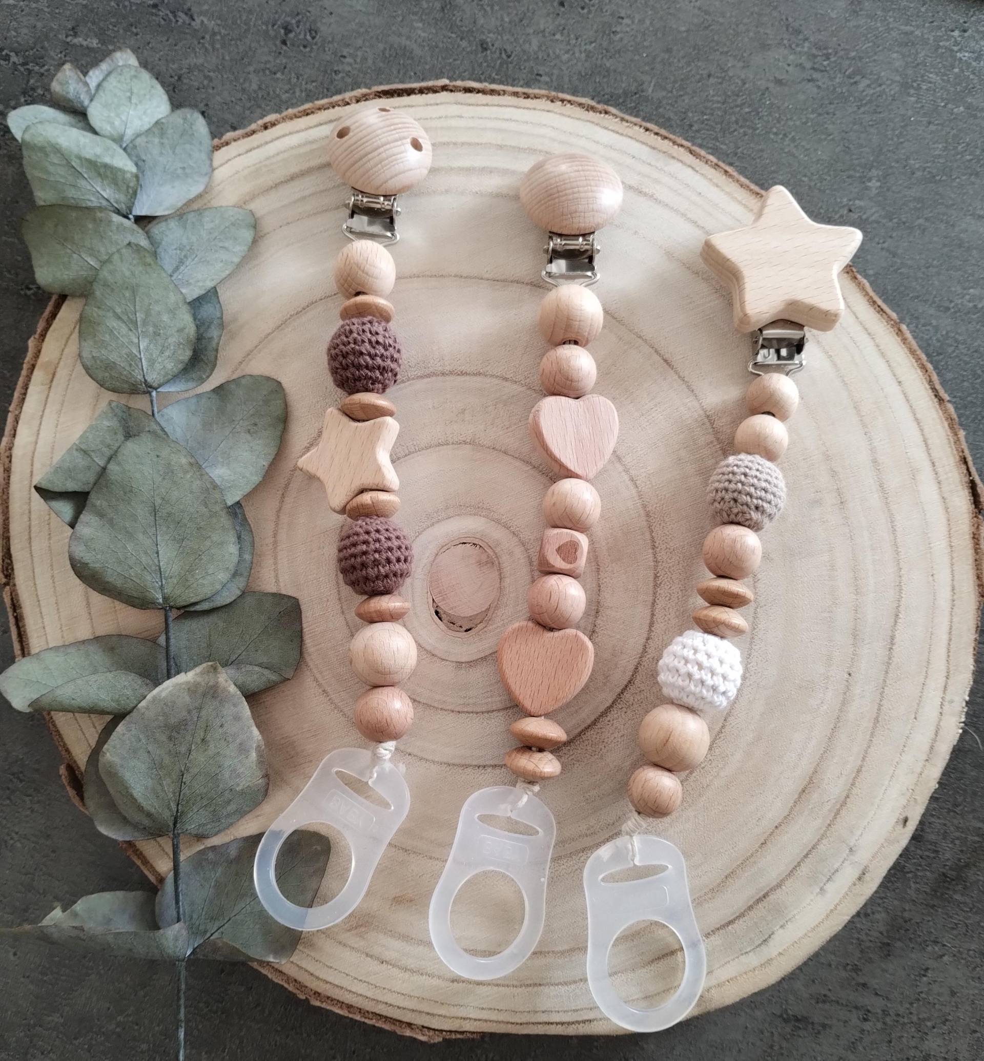 Schnullerkette Holz Schnullerkette Holz von Etsy - GlueckswerkbyKerstin