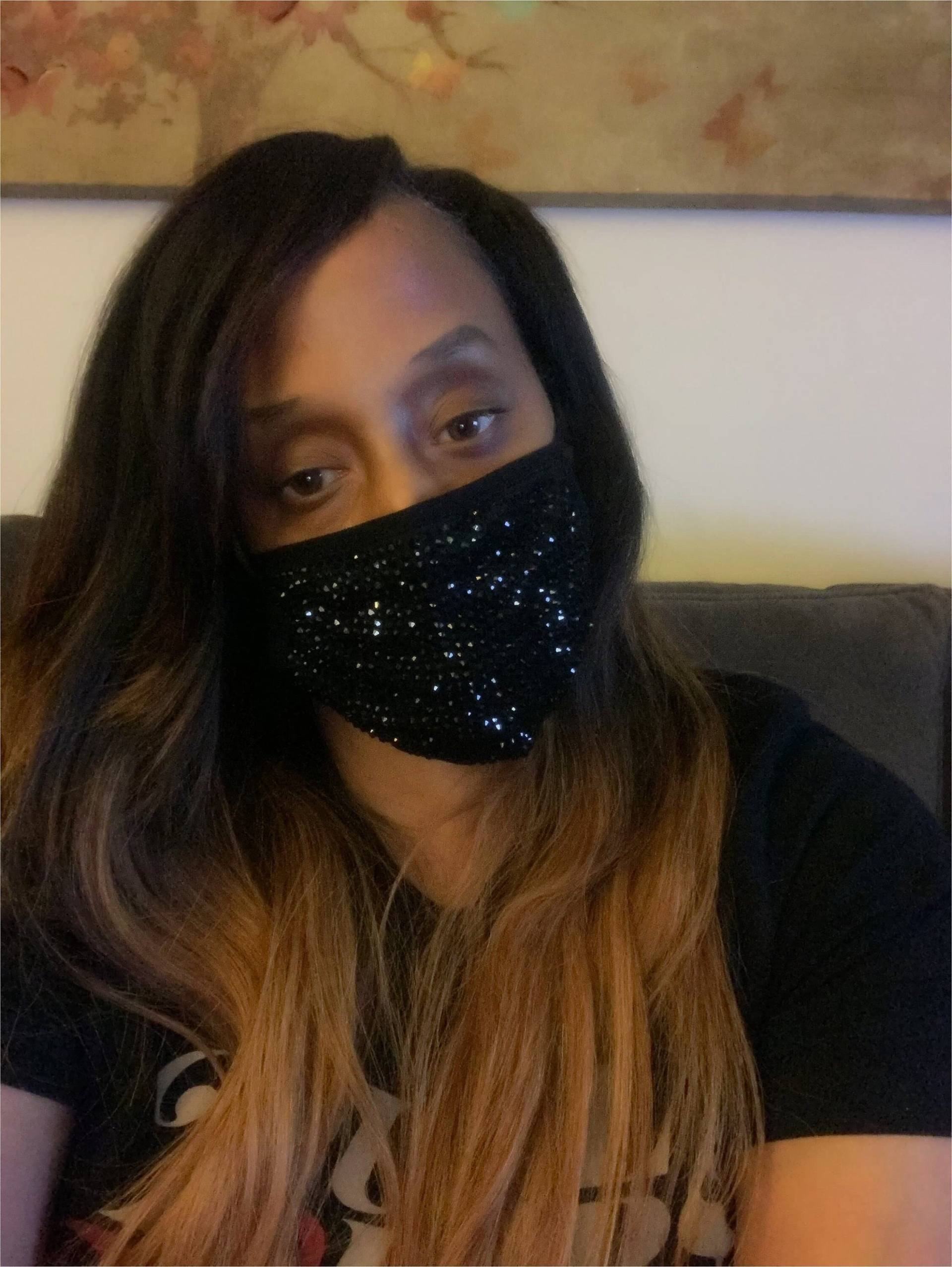 Black Bling Maske von Etsy - PureLoveDesignsLLC