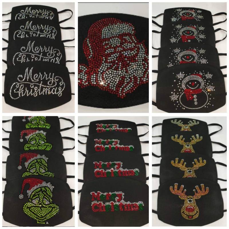 Feiertags-Weihnachtsmaske Für Erwachsene von Etsy - GoodTwinApparel