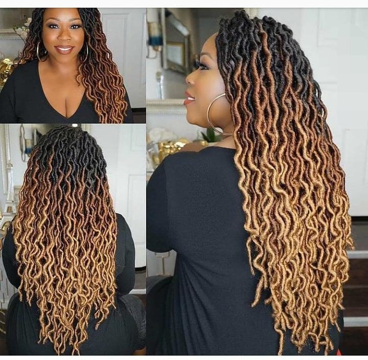 Geflochtene Perücke, Dreadlocks, Verdrehte Loks, Faux Göttinnenlooks, Schmetterlingslooks, Passion Twist, Frontal, Schwarze Zöpfe von Etsy - GozellasCreations