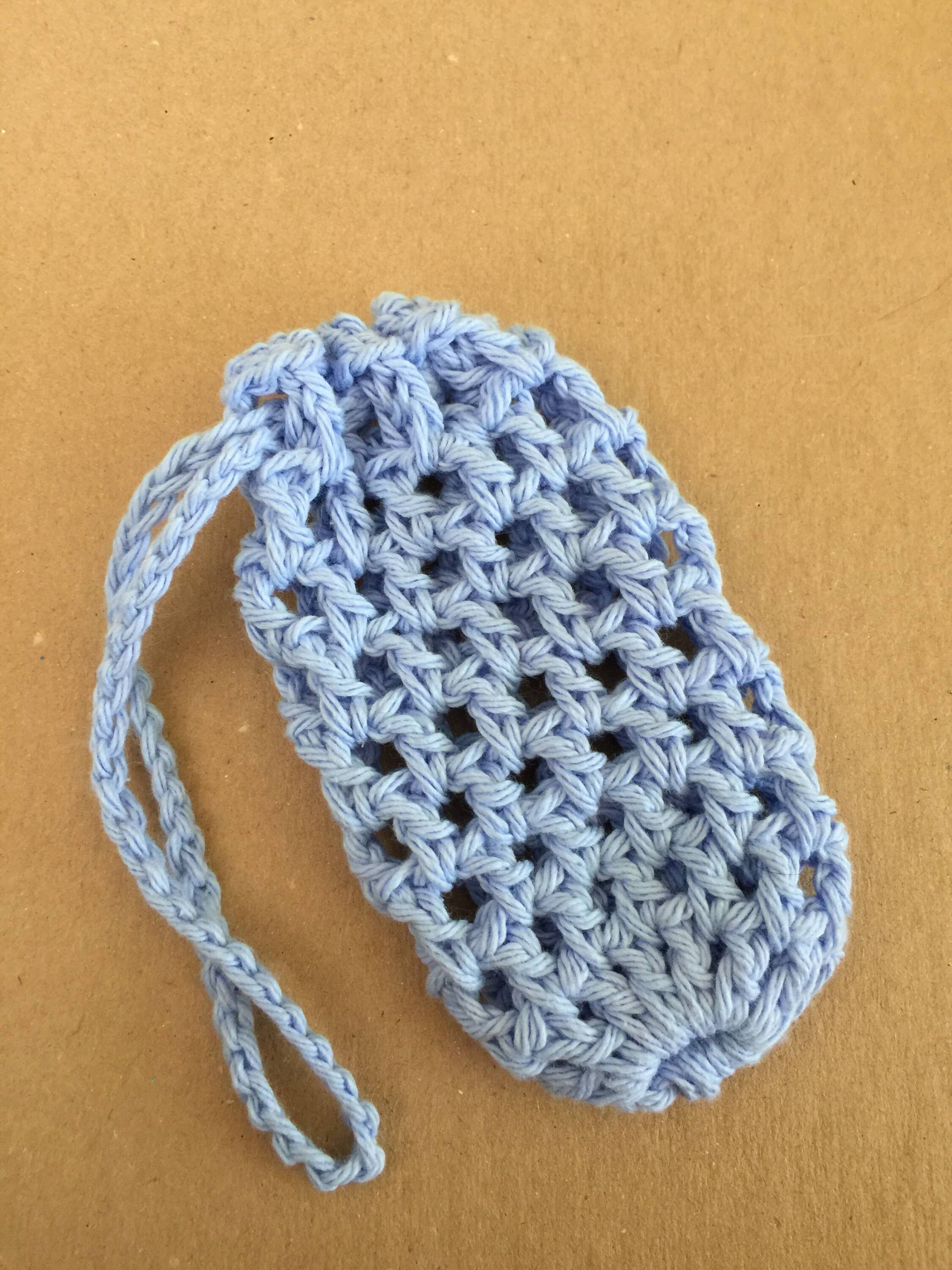 Blaue Weiche Scrubber Seife Sack von Etsy - GraciousRainShop