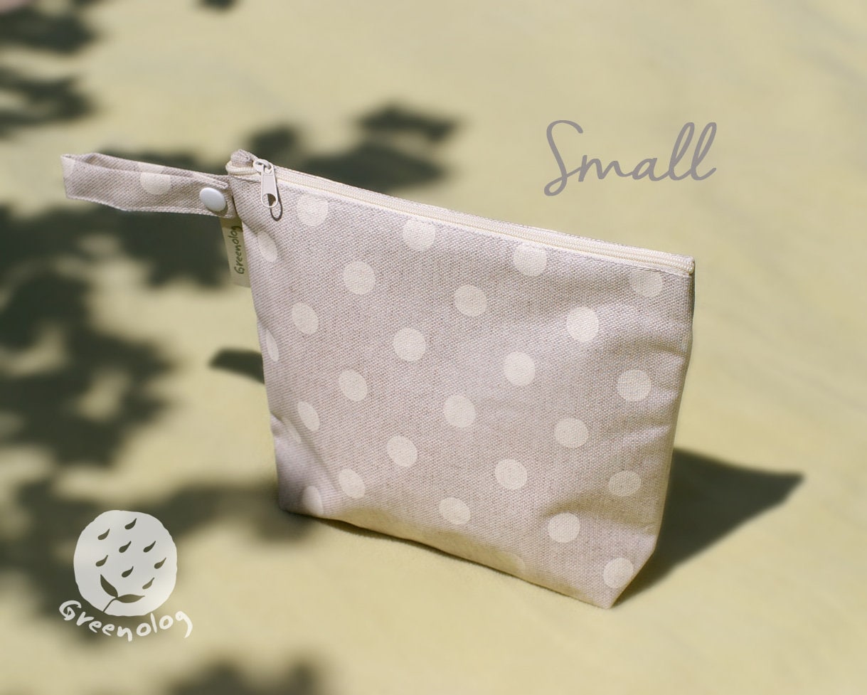 Wet Bag Size S/L With Beige Dot von Etsy - Greenolog