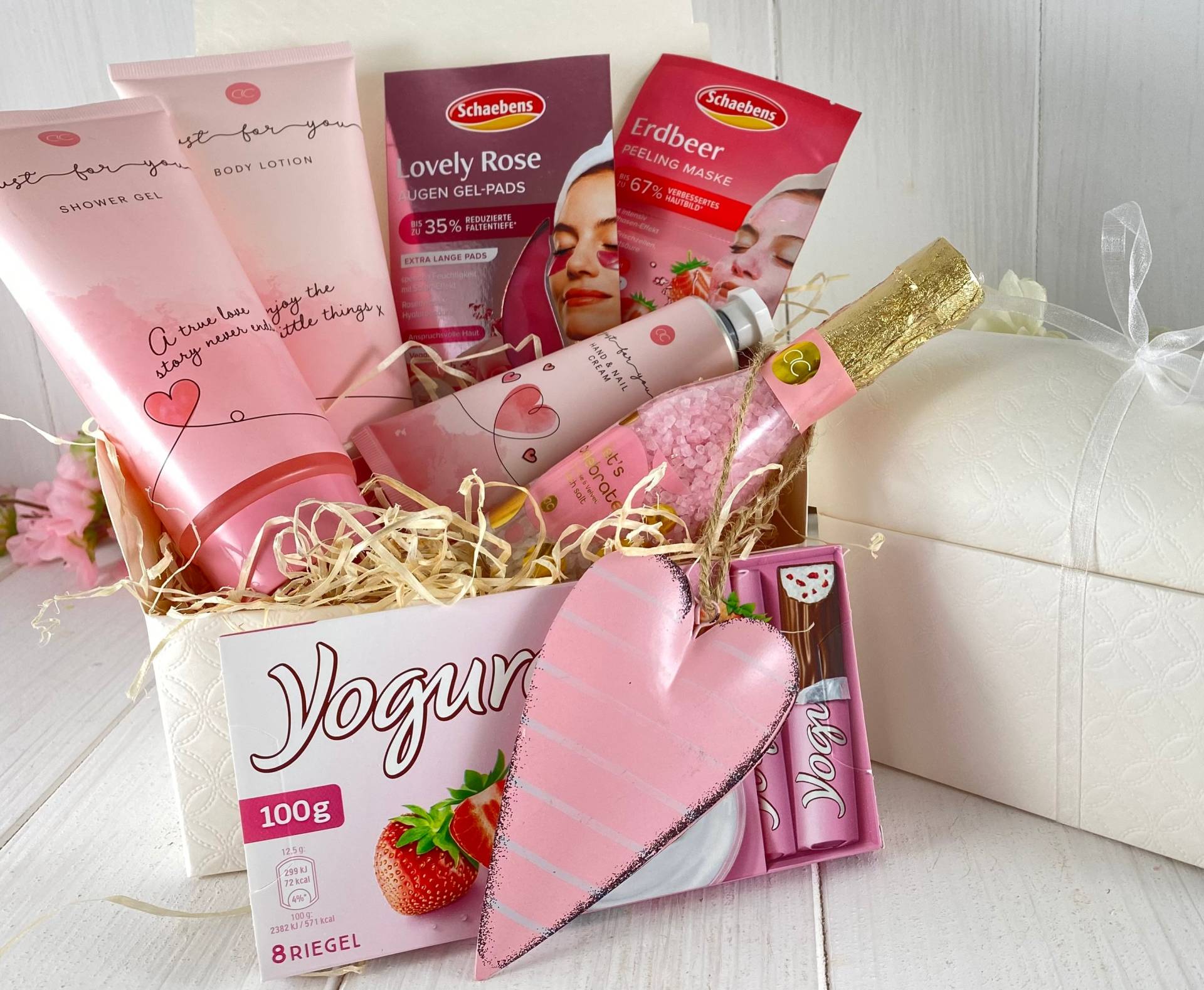 Geschenkset Zum Muttertag Geschenkbox Beauty Rosa von Etsy - HANSELSSHOP