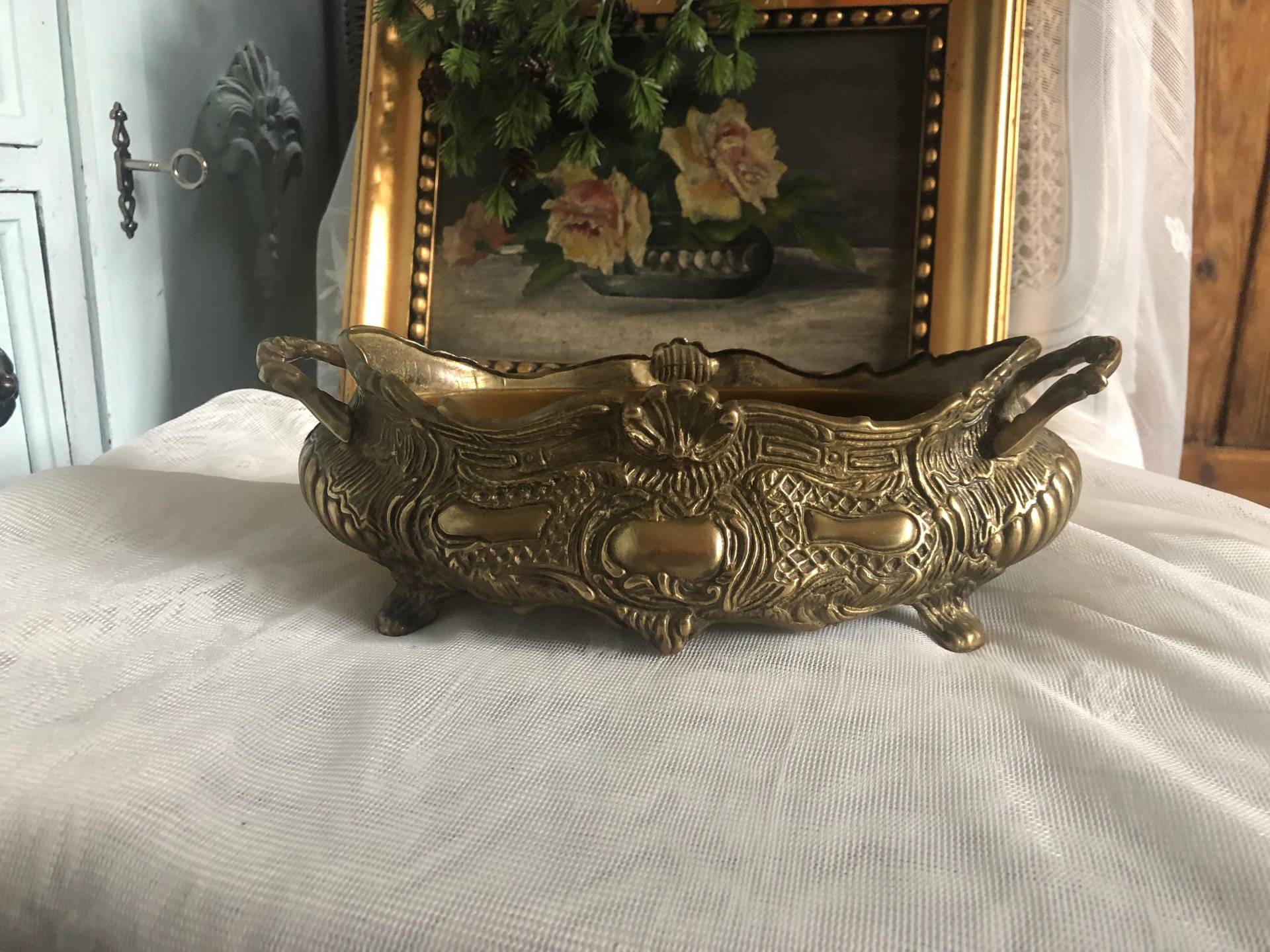 Alte Jardiniere " Antikes Pflanzgefäß Messing/Brocante & Antik Landhaus Dekoration Barock Dekor Alte Jardiniere " Antikes Pflanzgefäß Messing/Brocante & Antik Landhaus Dekoration Barock Dekor von Etsy - HBVintageLaden