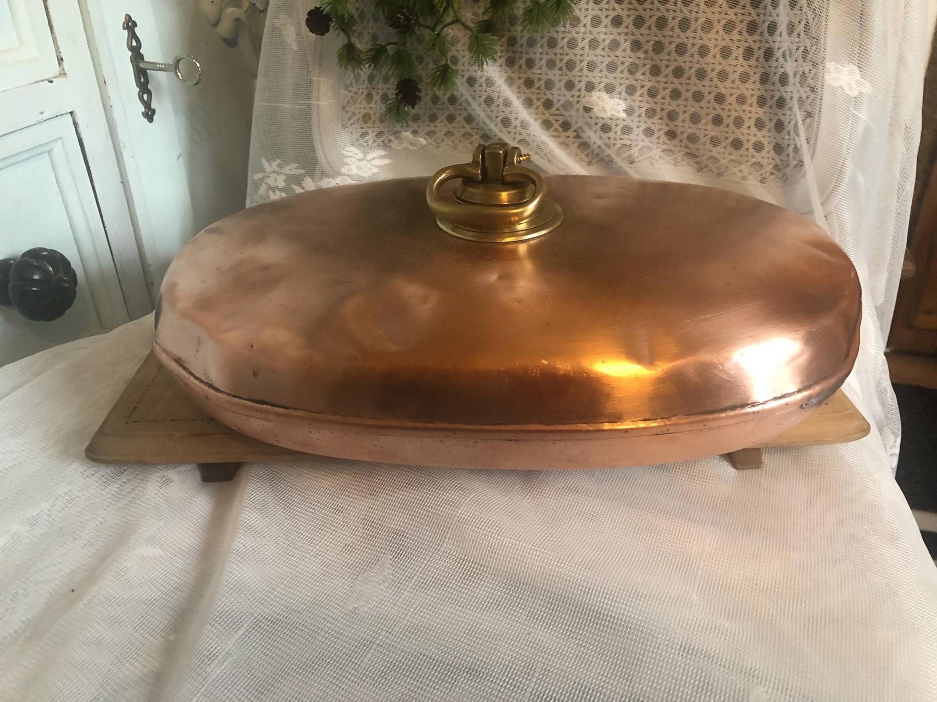 Antike Wärmflasche - Wunderschön Restauriert Toller Verschluß/Kupfer + Messing Ca. 1920 Einige , Charmante Altersdellen & Lötstellen Antike Wärmflasche - Wunderschön Restauriert Toller Verschluß/Kupfer + Messing Ca. 1920 Einige , Charmante Altersdellen & Lötstellen von Etsy - HBVintageLaden