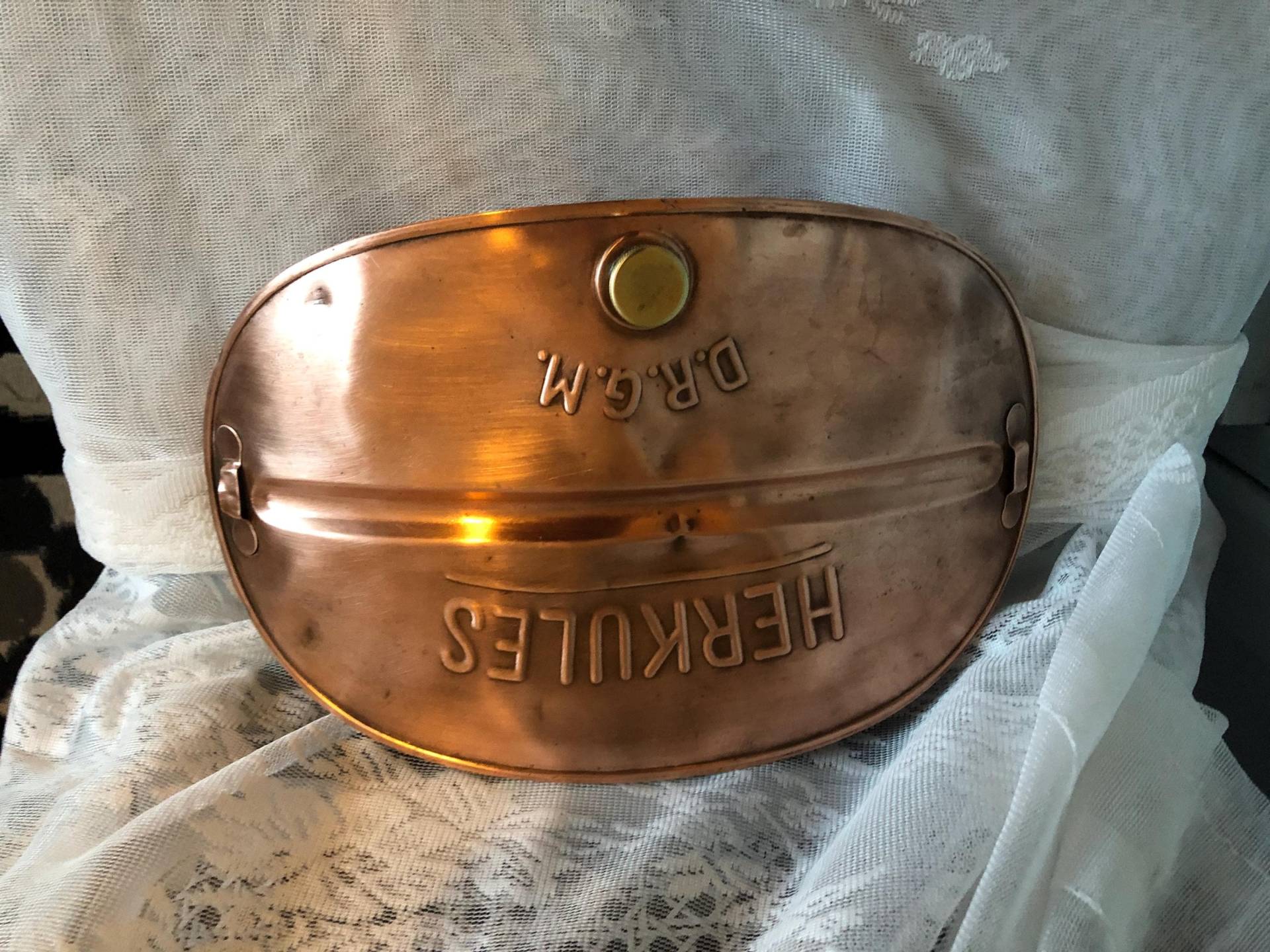 Antiker Bauchwärmer "Wärmflasche/Kupfer &messing Tolle Patina Brocante + Vintage Antiker Bauchwärmer "Wärmflasche/Kupfer &messing Tolle Patina Brocante + Vintage von Etsy - HBVintageLaden